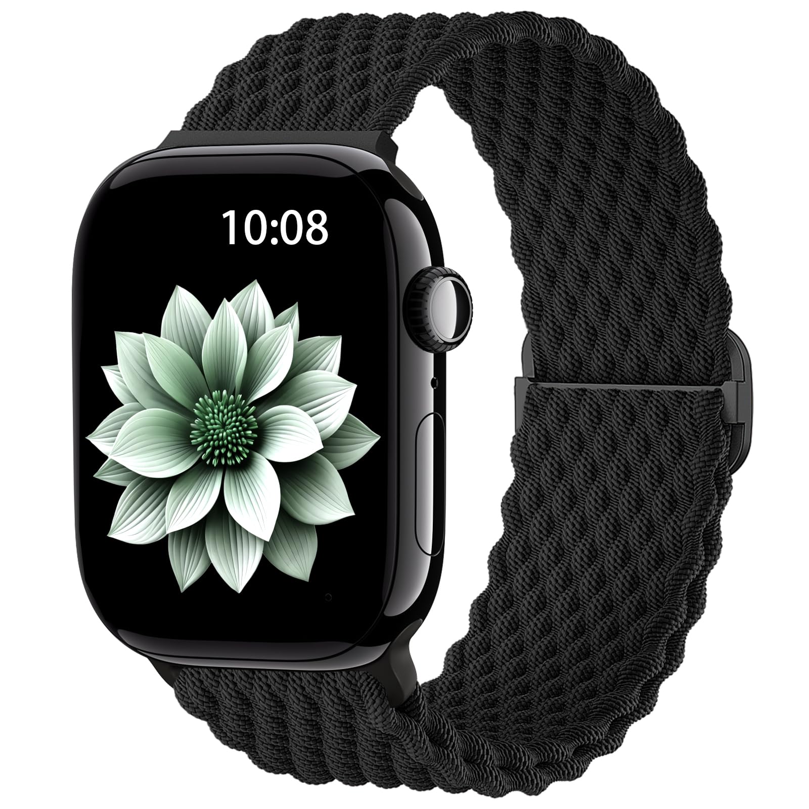 AMSKY Cinturini in Intrecciato Compatibile con Cinturino Apple Watch 40mm 46mm 44 mm 45mm 41mm 42mm 38mm 49mm Donna Uomo, Tessile Cinturino Compatibile con Apple Watch Se Ultra 10 9 8 7 6 5 4 3 2 1