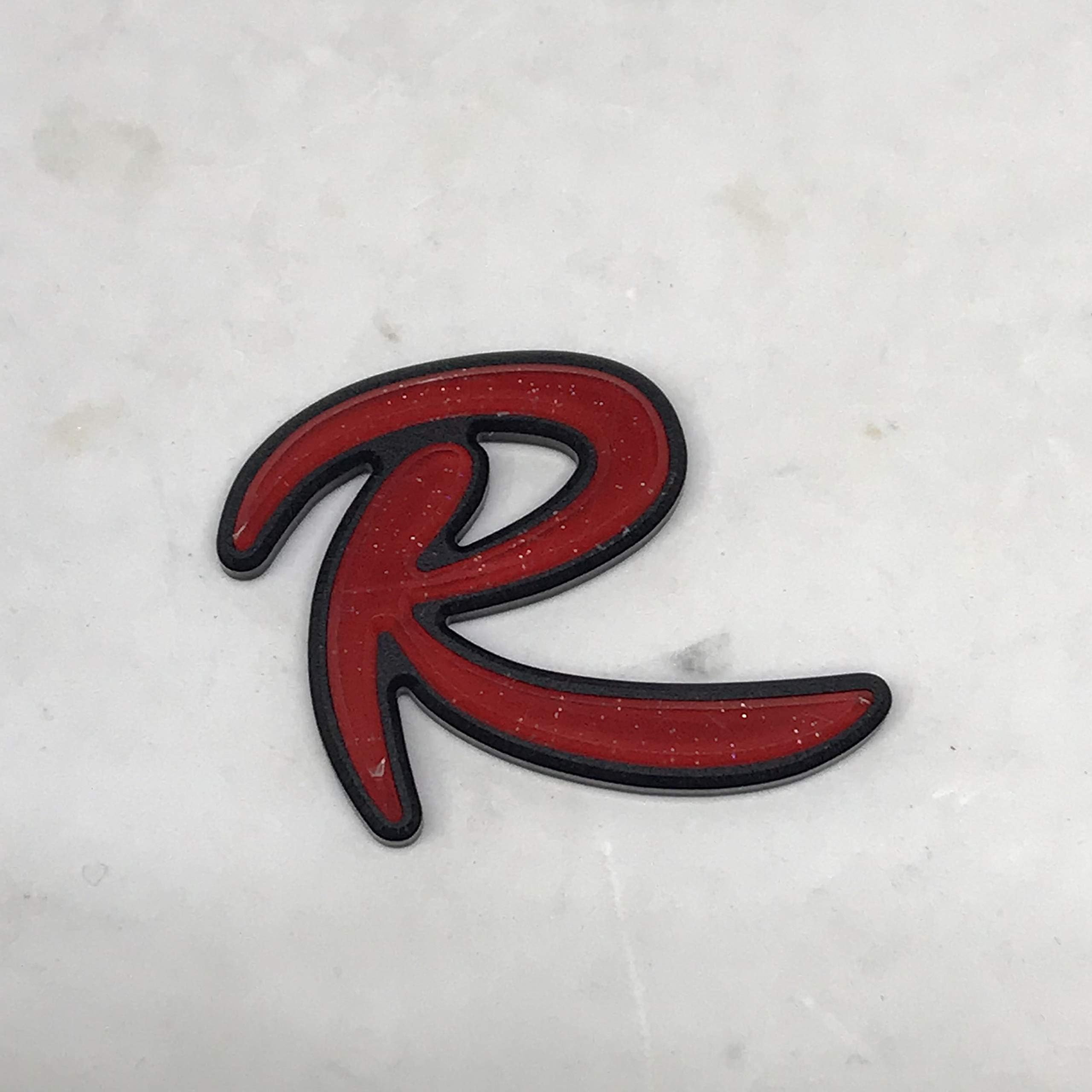 Noble Style Lettering Tuning R Logo Emblem Badge 1-pc For 2011 2012 2013 2014 Kia Sportage, Sorento