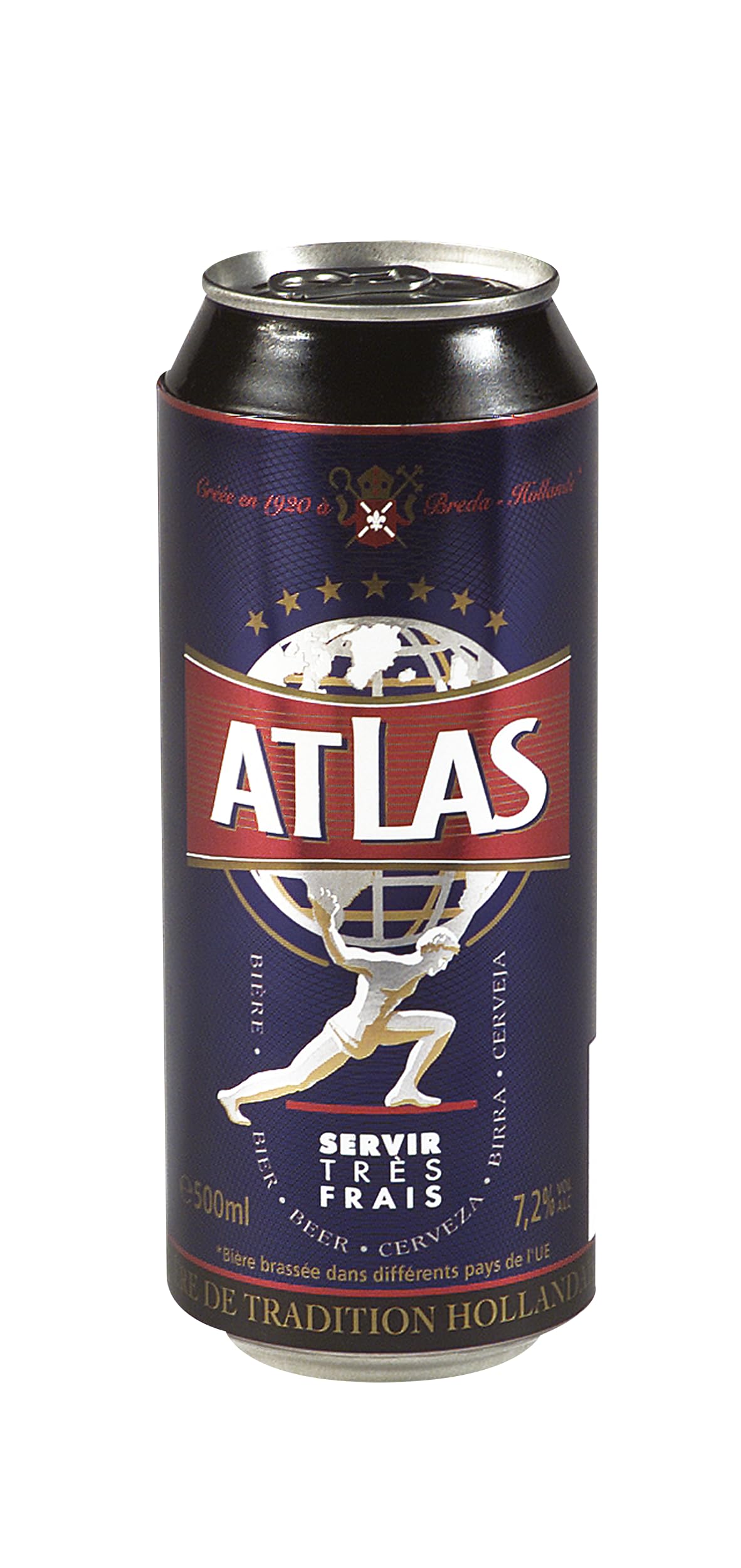 Atlas Bière Blonde Pack 24 Canettes 50cl