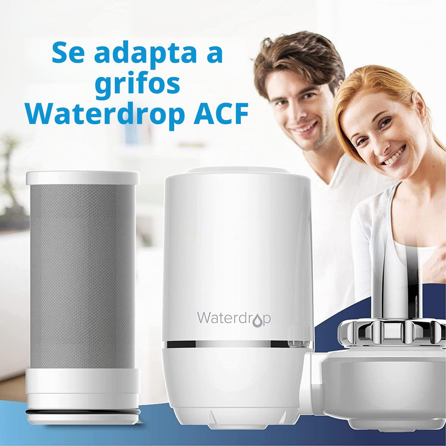 Waterdrop FF-01A Filtros para Grifos FC-01 y FC-04, 3 Unidades