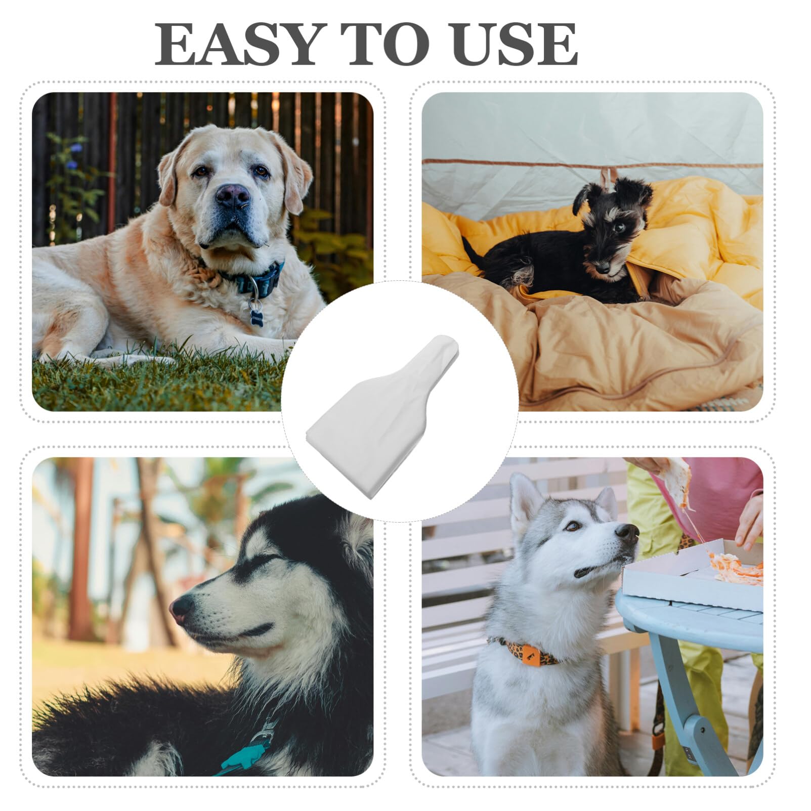 VANZACK Safe Breeding Tool 100pcs Dog Insemination Bag Farm Pet Artificial Insemination Supplies