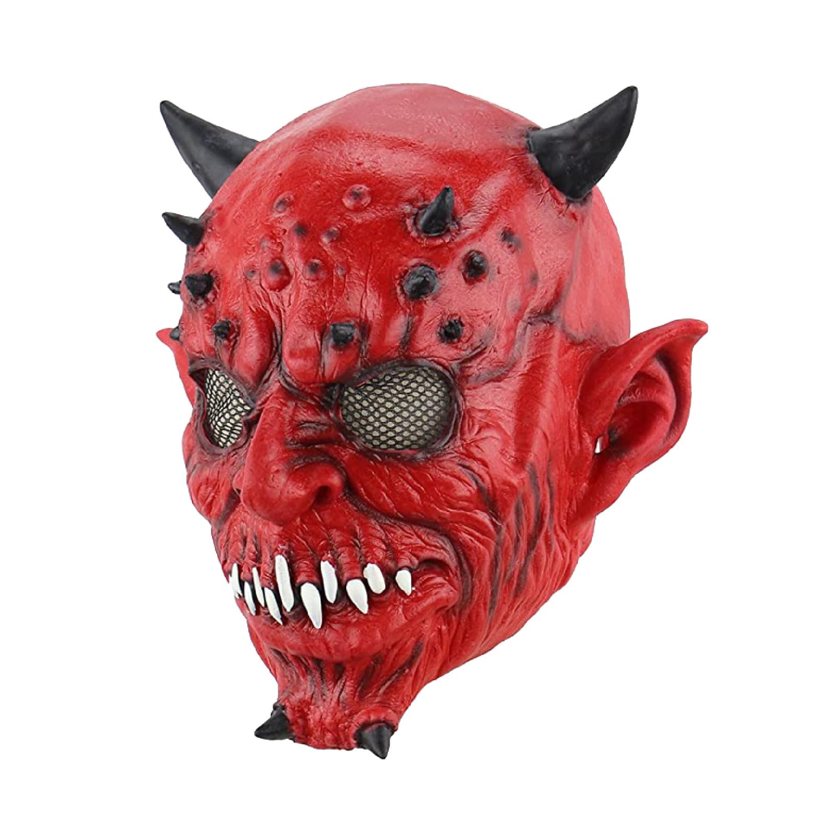 赤い悪魔 ガスマスク コスプレ 装飾大きいレンズ赤いガスマスク コスプレ衣装 スチームパンク
