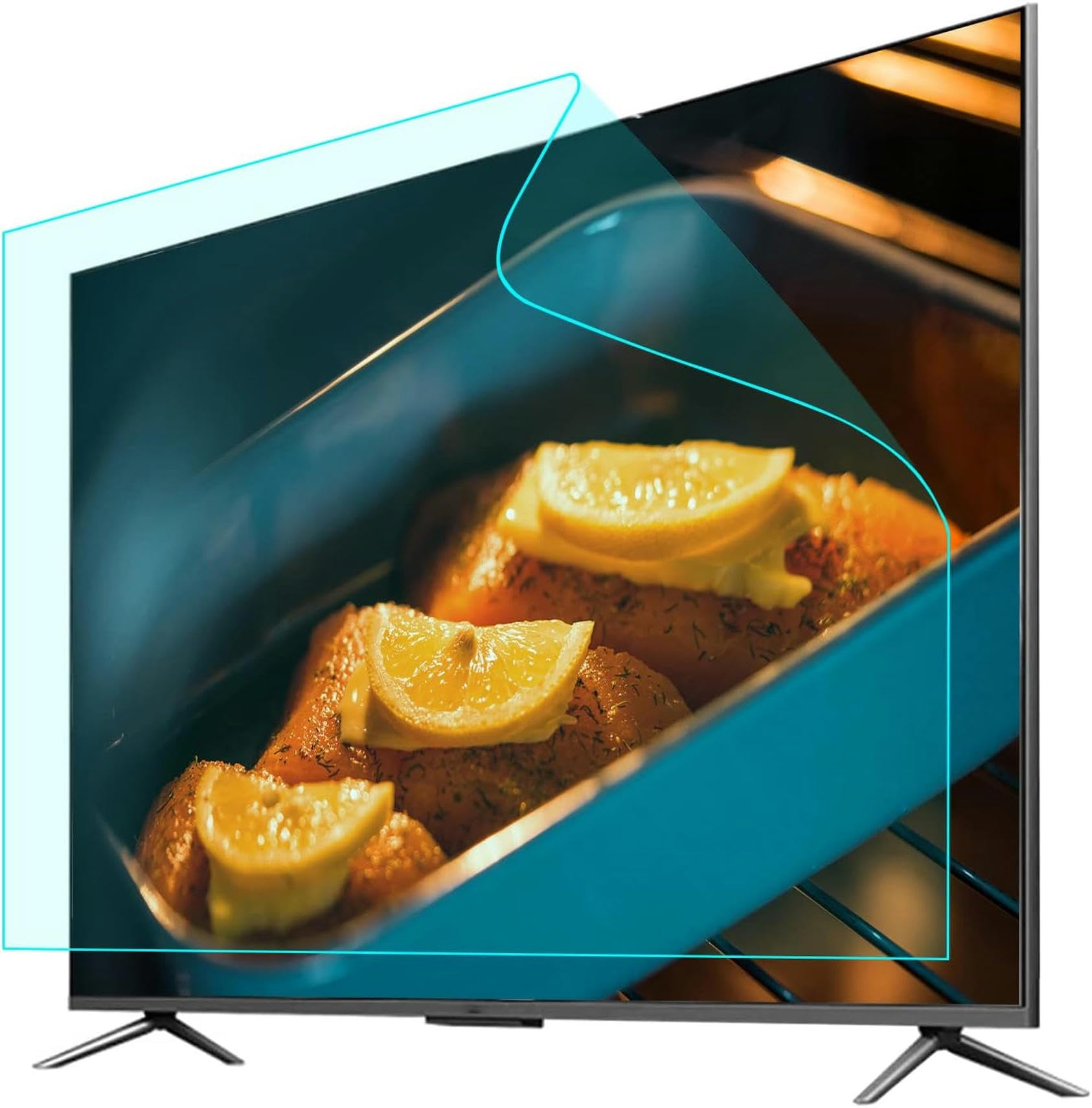 Folia Ochronna Na Ekran Telewizora 32-75 Cali, Filtr Przeciw Niebieskiemu Światłu/Odblaskowi, Łagodzi Zmęczenie Oczu Do Telewizorów Lcd, Led, Oled I Qled 4K Hd,32 in 704 X 395mm