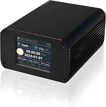NTP サーバー Amazon.com: GPS-Synced NTP Server - High-Precision Network Time