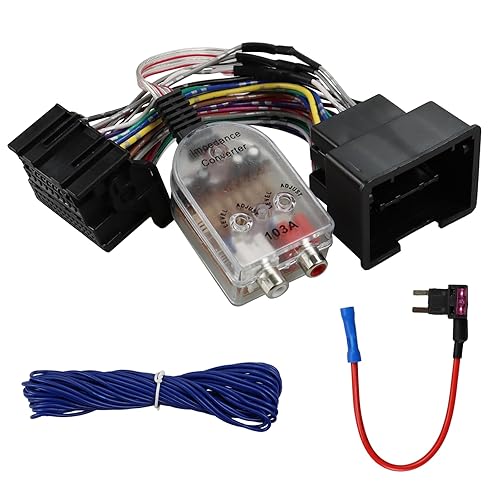 Añade un adaptador de amplificador a la radio de fábrica con amplificador de encendido de cable Plug and Play arnés para Chevy GMC 2010-2017