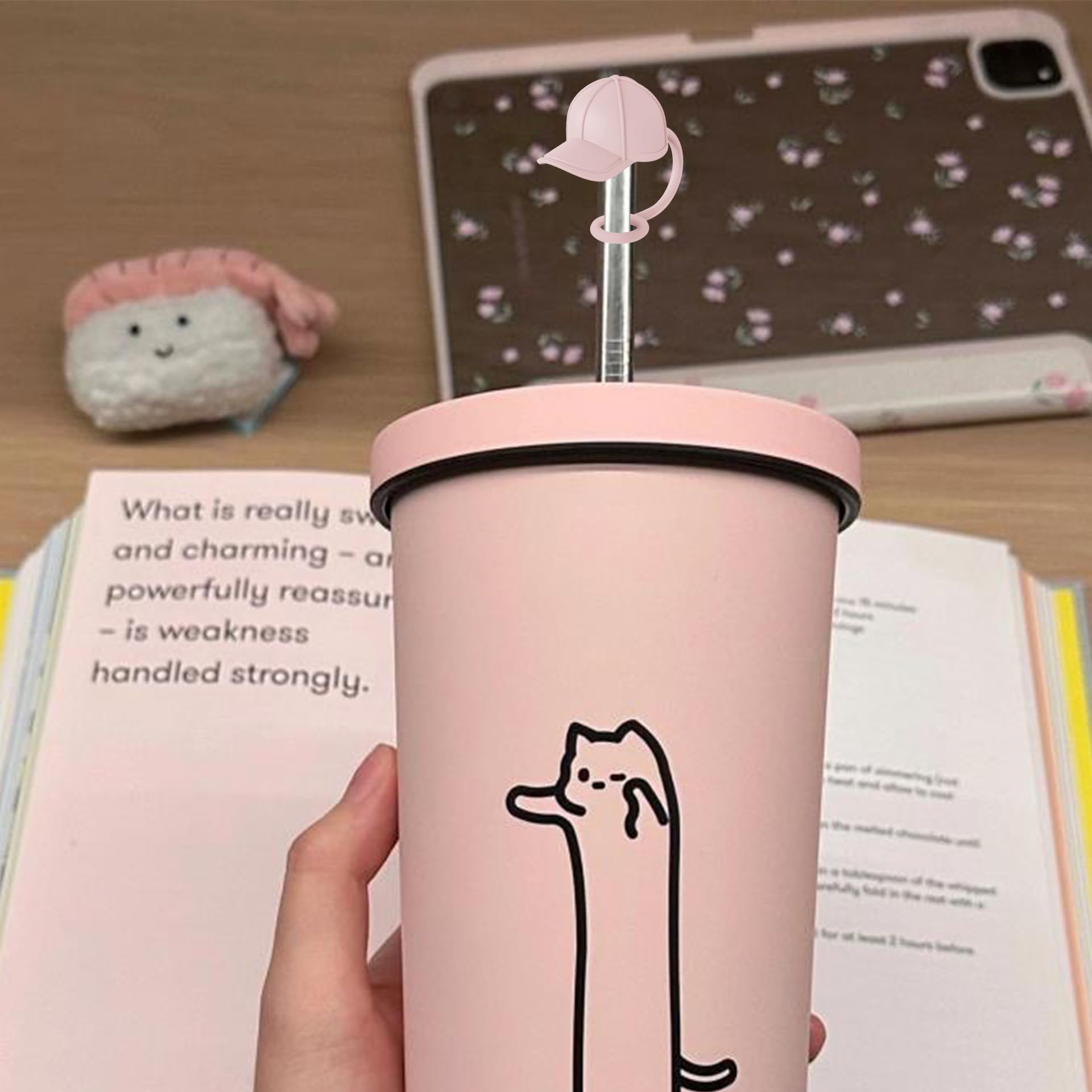 WELTA 3 Pack Compatible with Stanley 14oz&20oz&30oz&40oz Tumbler Straw Covers Cap,Food Grade Silicone Straw Topper, Straw Protectors, Soft Silicone Straw Lid For 6-10mm Straw