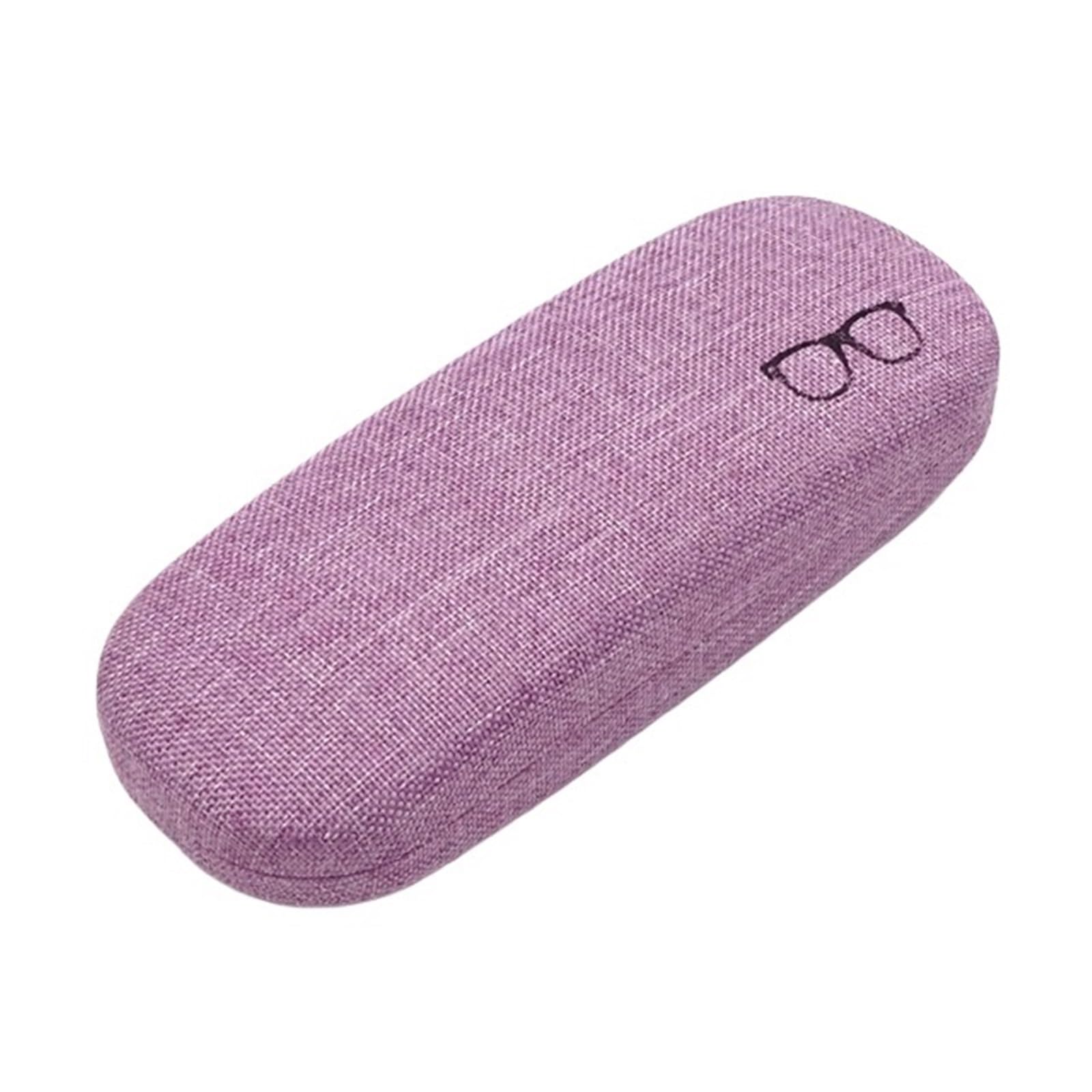 Étui rigide en lin for lunettes de vue, protection optimale for hommes et femmes (lunettes soleil vue)