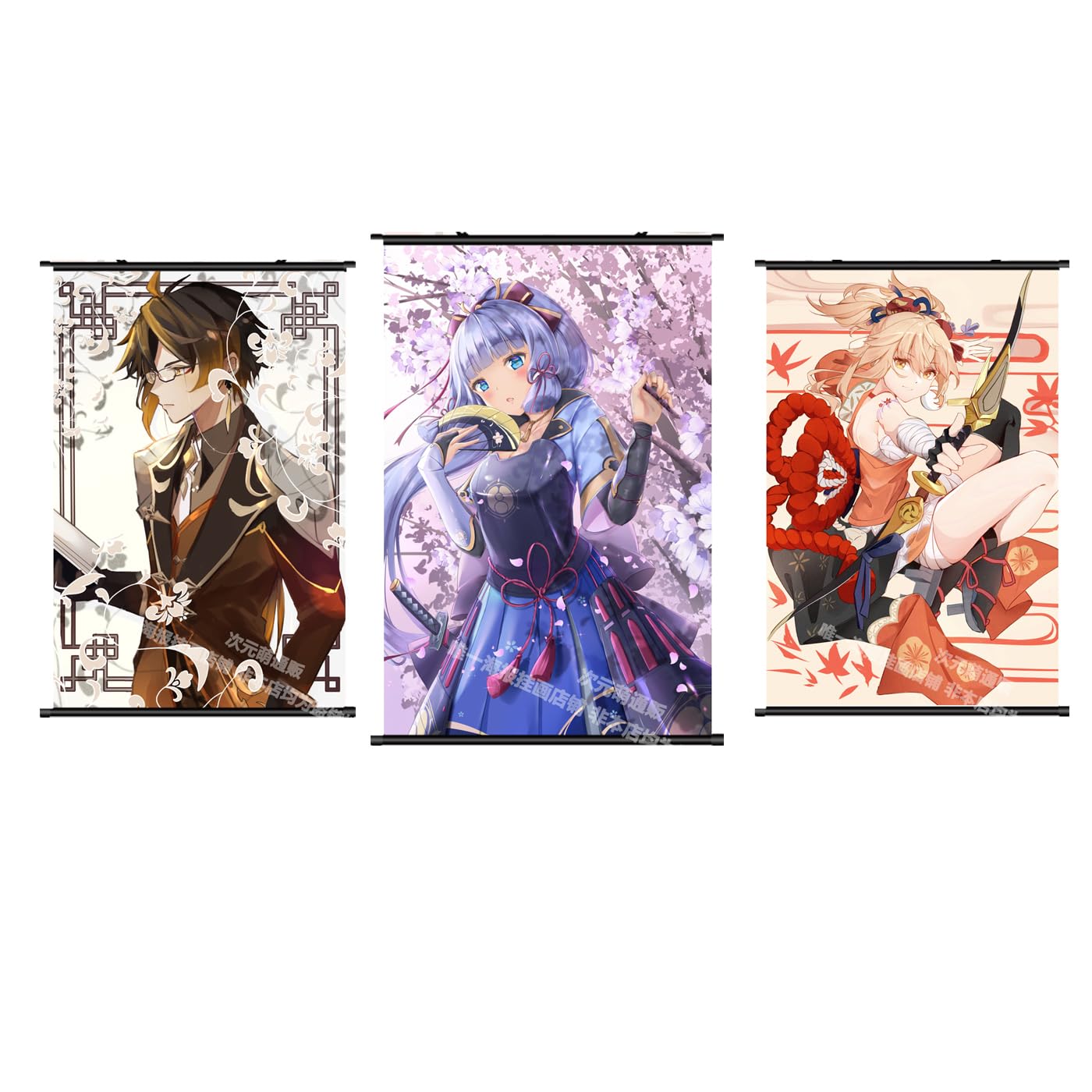 原神 タペストリー 鍾離 タルタリヤ 魈