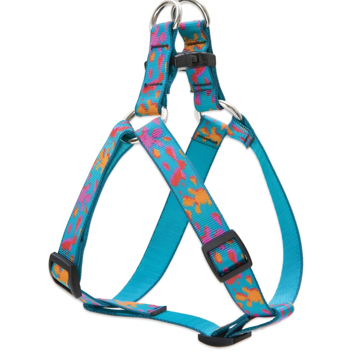 LupinePet Originals 3/4" Wet Paint 15-21" Step In Harness for Small Dogs