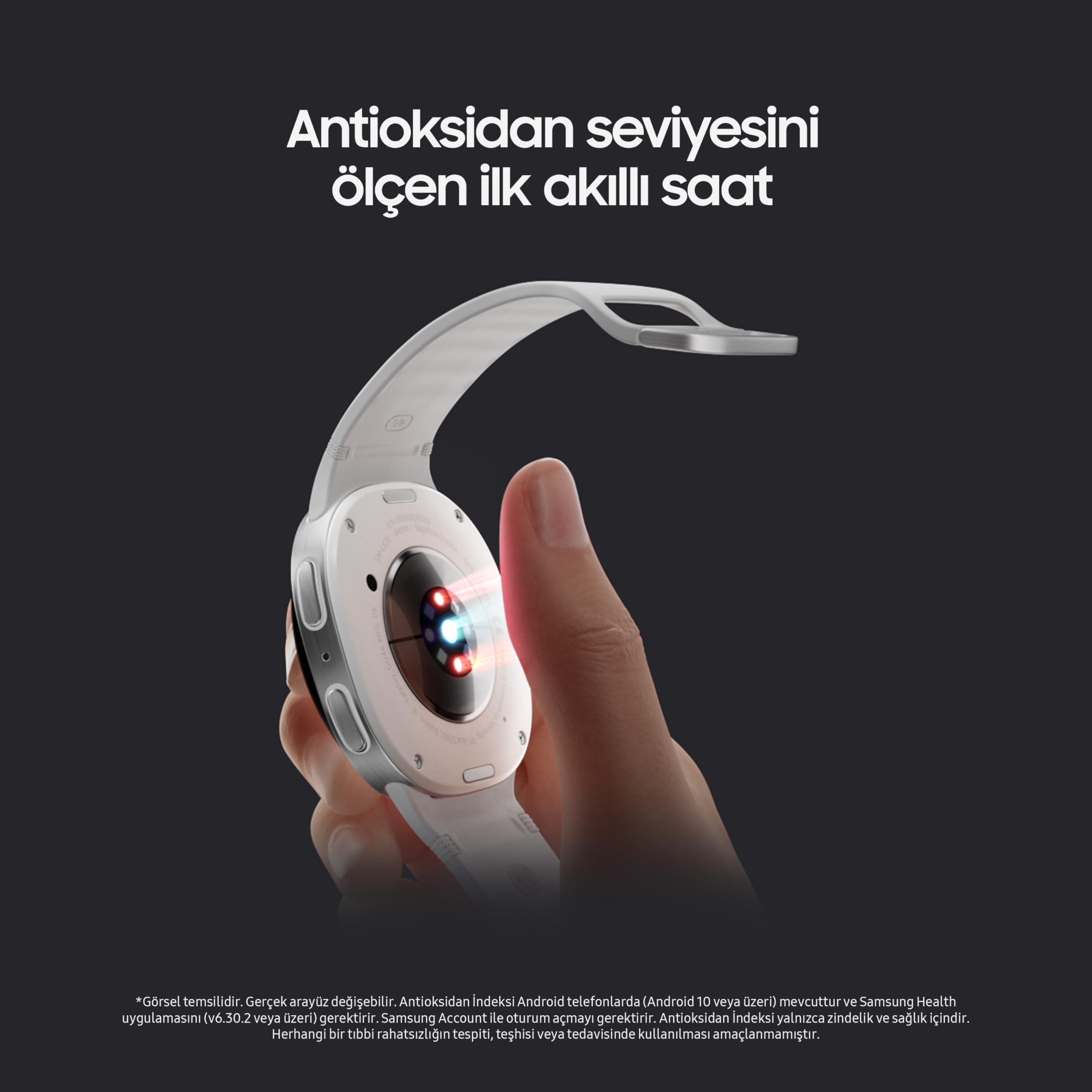 Samsung Galaxy Watch8 Silver Montre Intelligente Bluetooth 44 mm