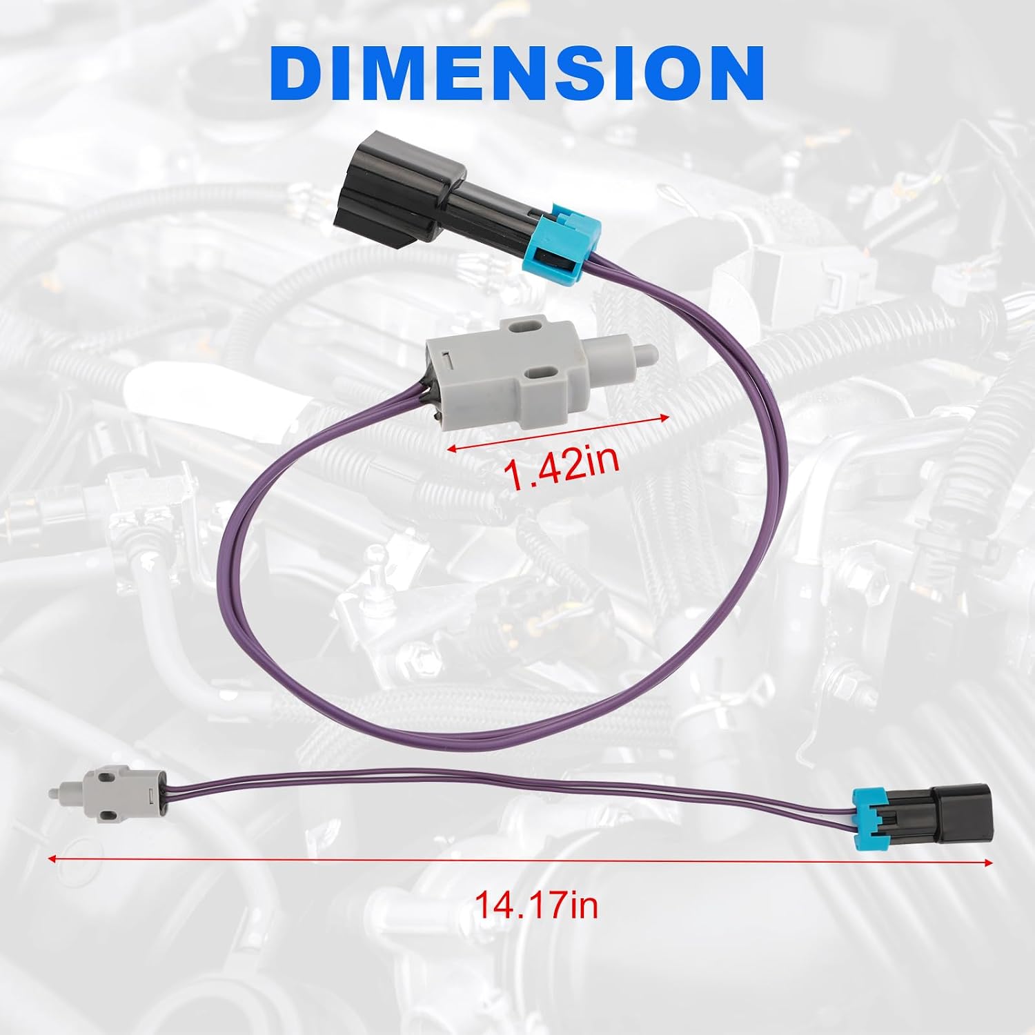 8M0052936 Shift Interrupter Switch for Mercury Mercruiser 3.0L 4.3L 350 Mag 383 5.0L 6.2L MPI - Fits OEM 87-8M0052936, 710-8M0052936, 87-808009A 3