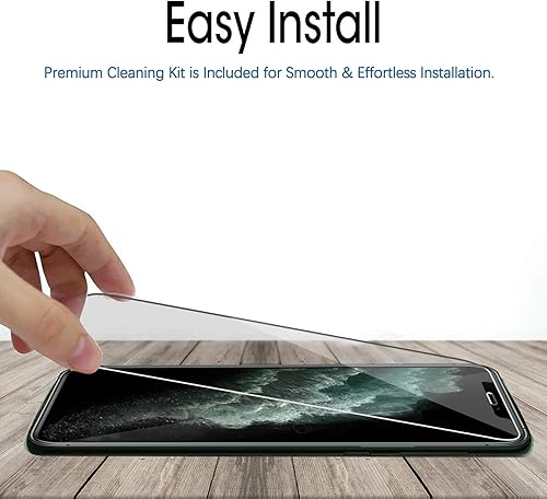 Miniatura 6 de Ferilinso Paquete de 3 protectores de pantalla para iPhone 11 Pro Max con 3 protectores de lente de cámara de vidrio templado, compatible con fundas