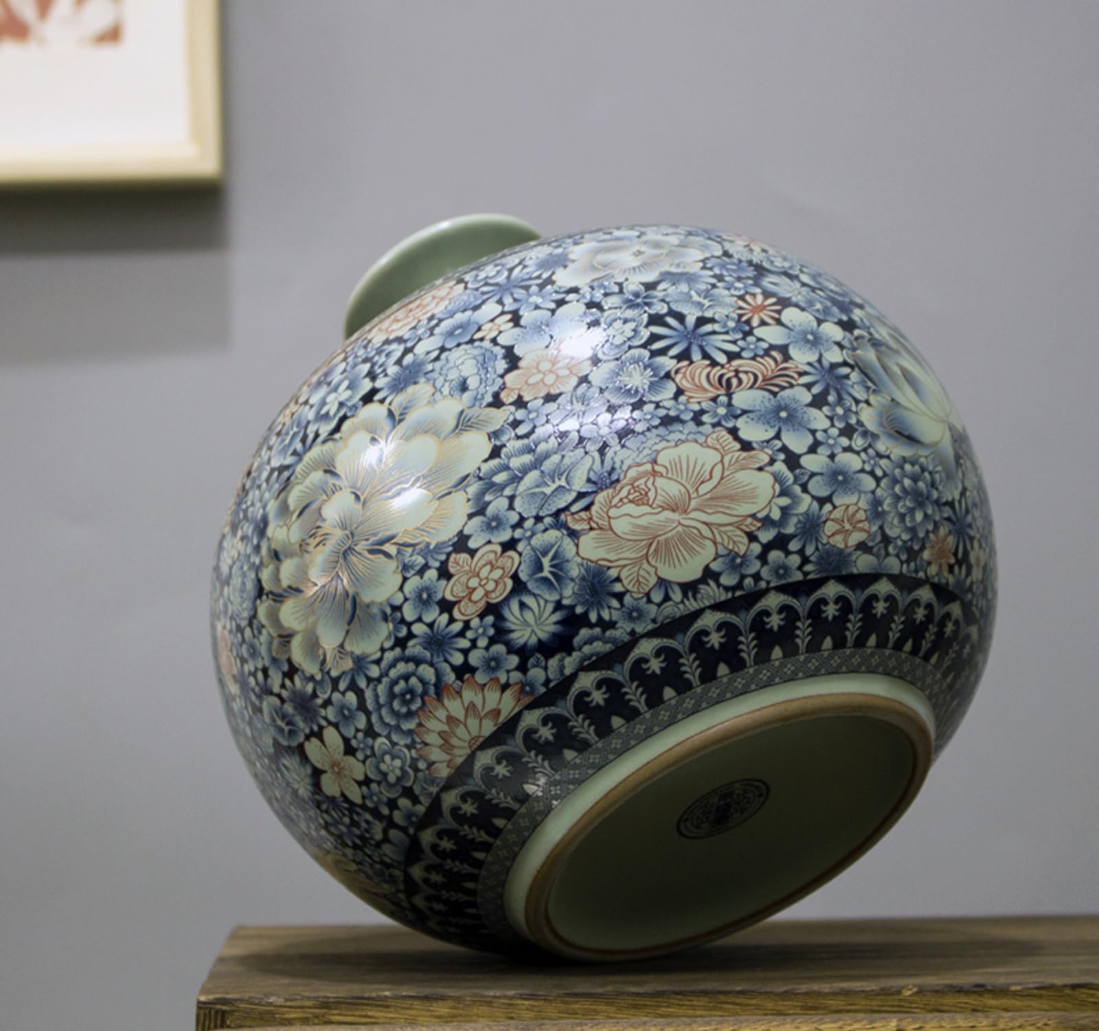 Dispenser Cereali in Ceramica con Coperchio, Barattoli Ermetici per Alimenti, Grande Contenitore per la Conservazione del tè, Barattolo per Cereali, Snack e Caramelle(Small)
