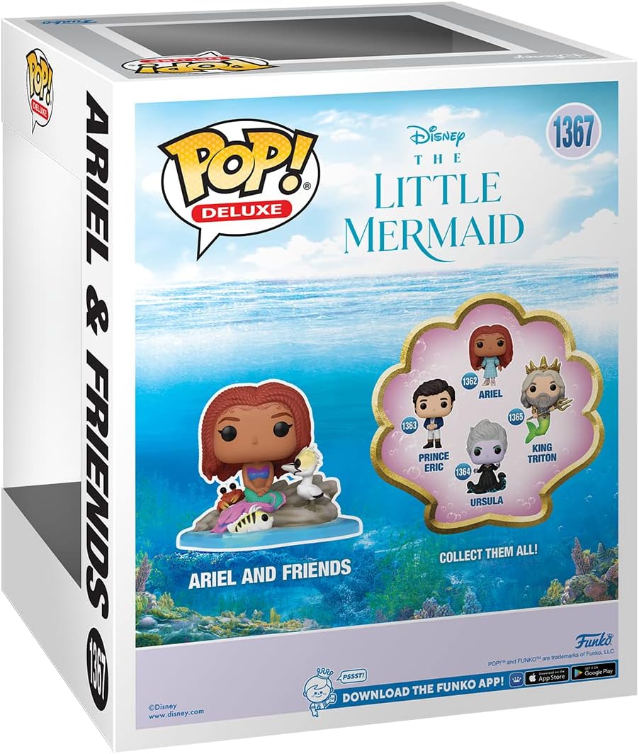 Funko POP! Deluxe: The Little Mermaid - Ariel & Friends - Collectable Vinyl Figure - Gift Idea - Official Merchandise - for Kids & Adults - Movies Fans - Model Figure for Collectors and Display - Image 3