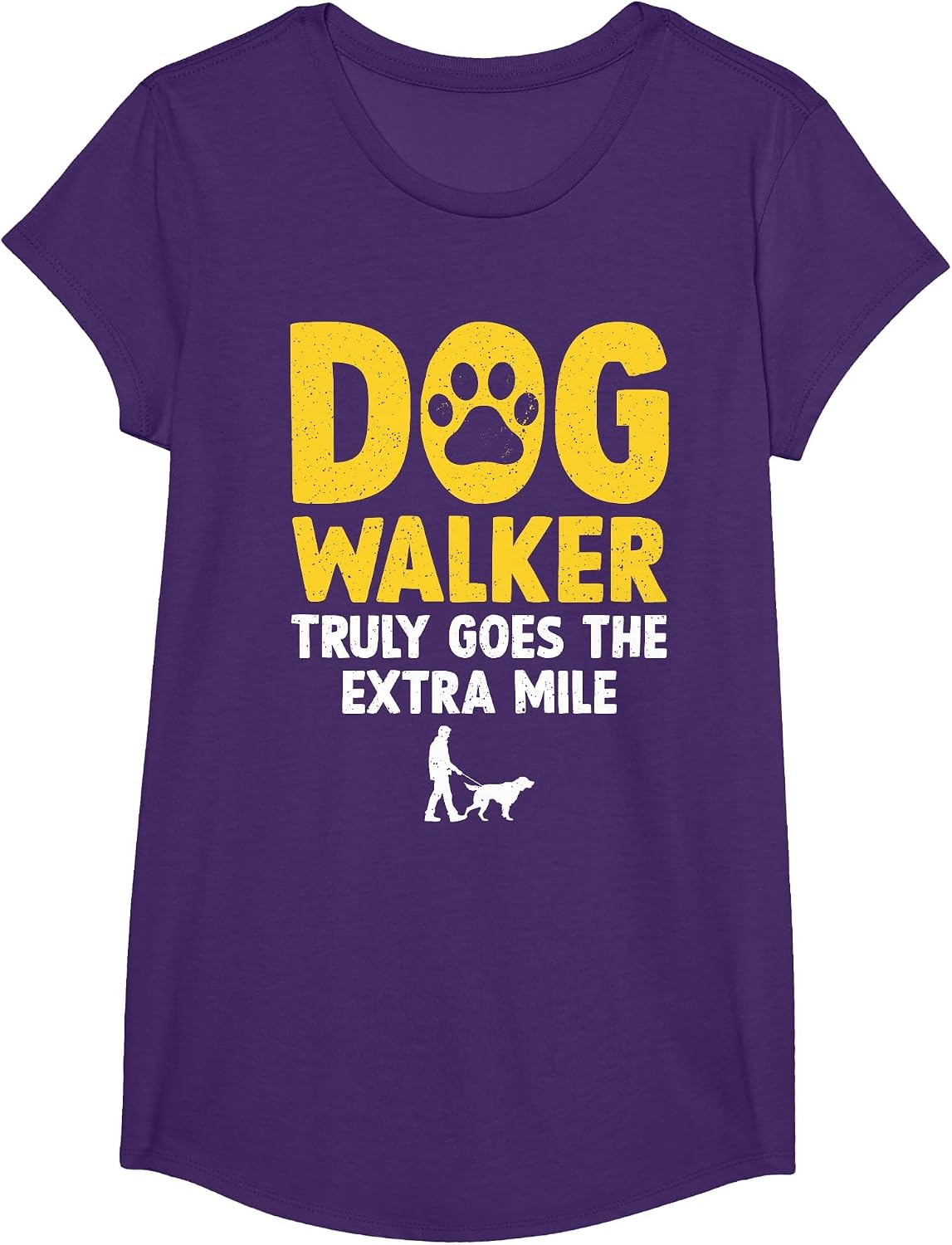 Cool Dog Walker Design for Men Women Pet Walker Dog Walking T-Shirt