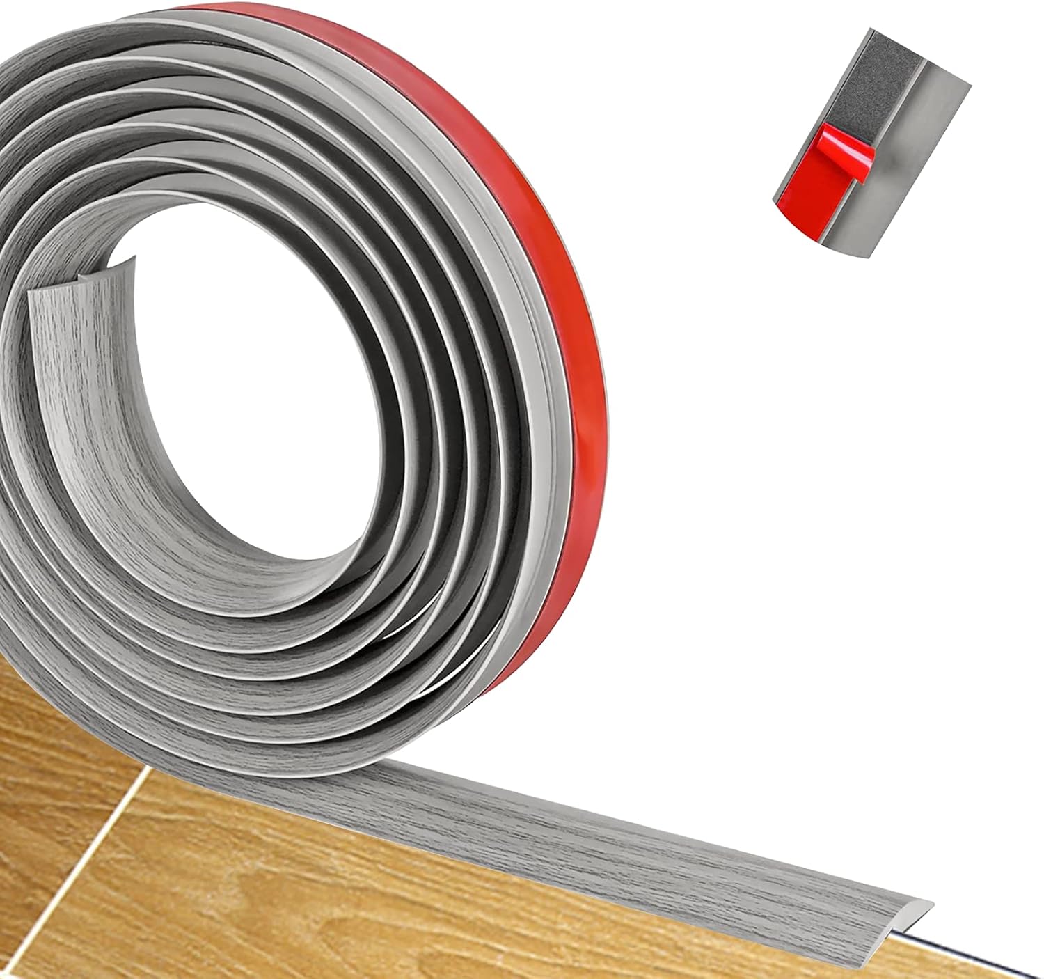 Floor Transition Strip Self Adhesive Floor Vinyl Floor Edge Trim Laminate Floor Gap Covering