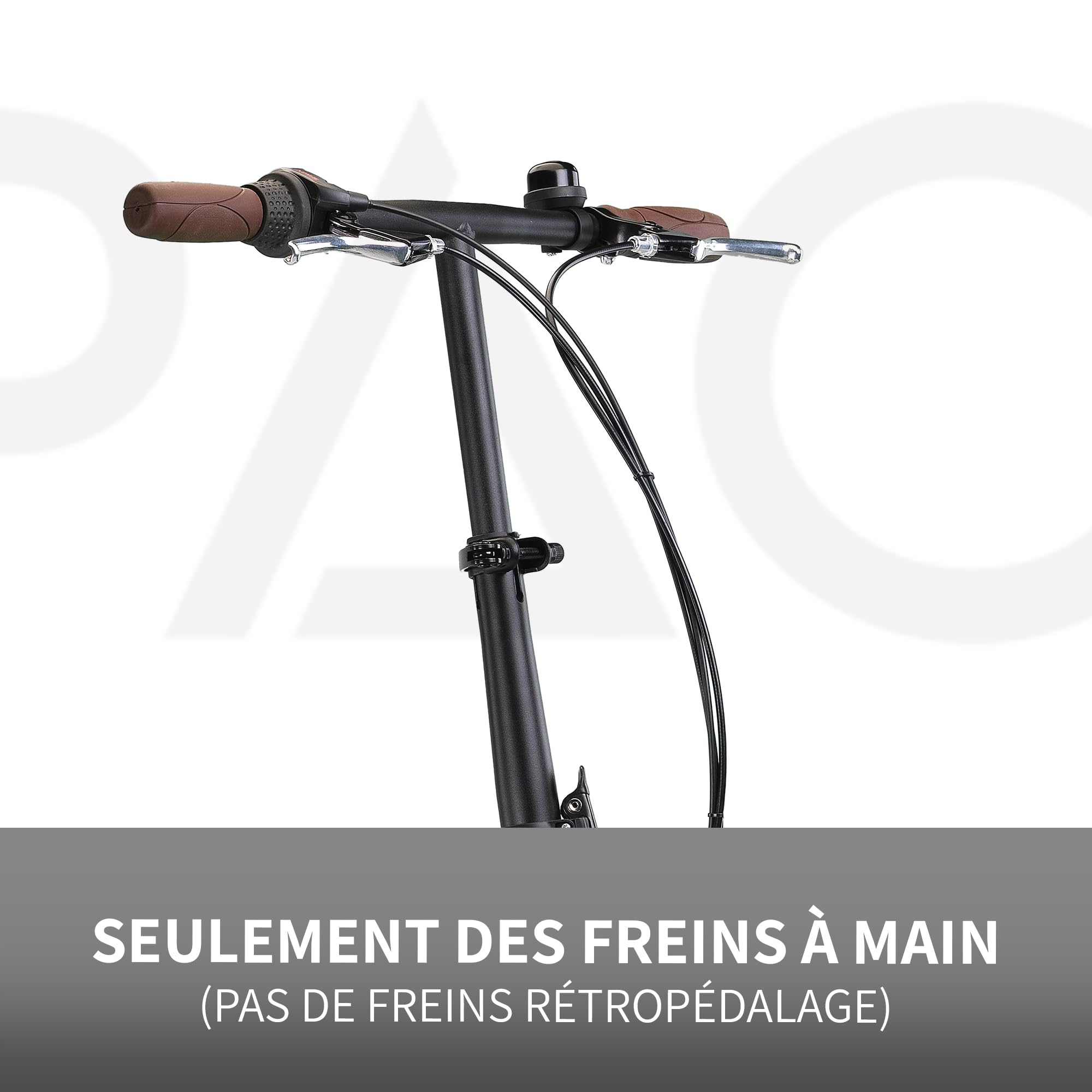 PACTO Eleven Vélo pliable de 20 pouces de haute qualité 27 cm Cadre en acier Shimano Nexus 3 vitesses, vélo de ville pliable facile à plier en 10 secondes, vélo pliable V-Brakes pliable