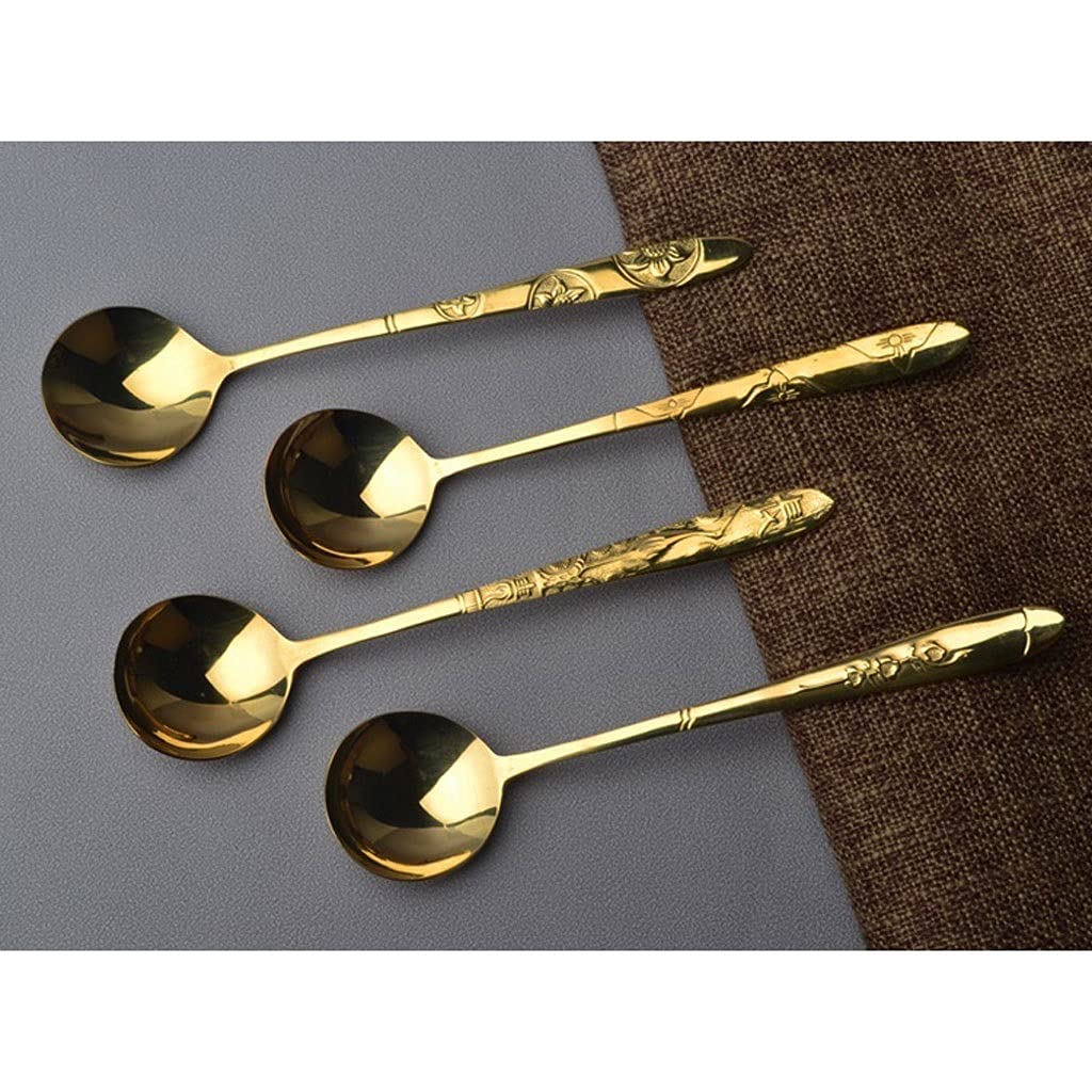 Cuillere a Cafe Cuillère d'agitation cuillère cuillère cuillère cuillère cuillère de cuillère à la cuillère à la cuillère adaptée à la Maison Bureau extérieur Louche Cuisine(D)