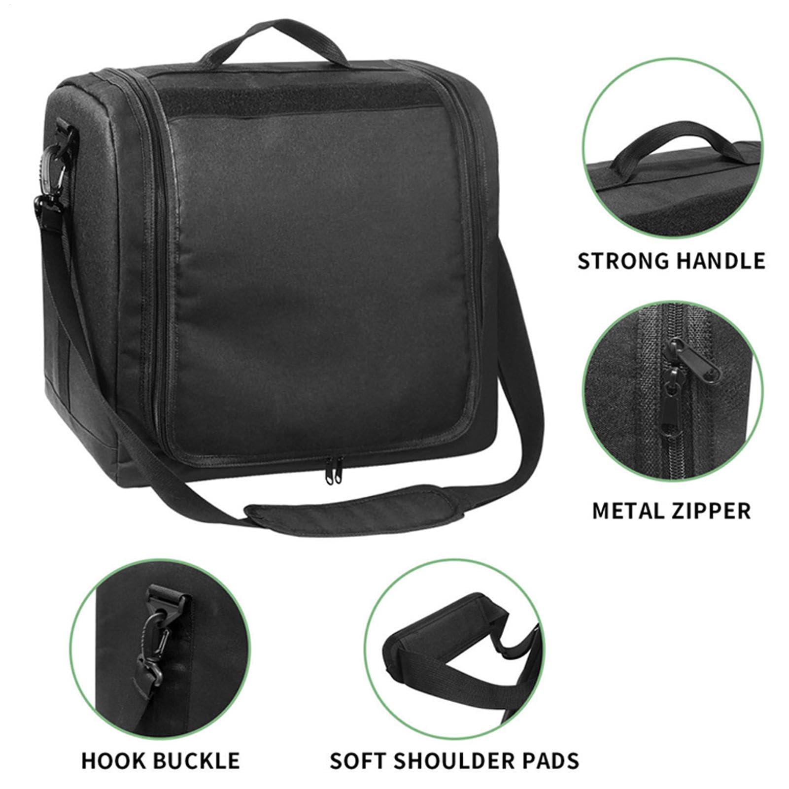 Estuche Viajero Para Sombreros Organizador De Gorras Con Asa De Mano Y | Portátil Bolsa de viaje para transportar gorras de béisbol