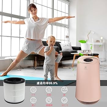 Amazon.co.jp: CHNPOFNT空気清浄機はフィルタの代わりに、EFFCL