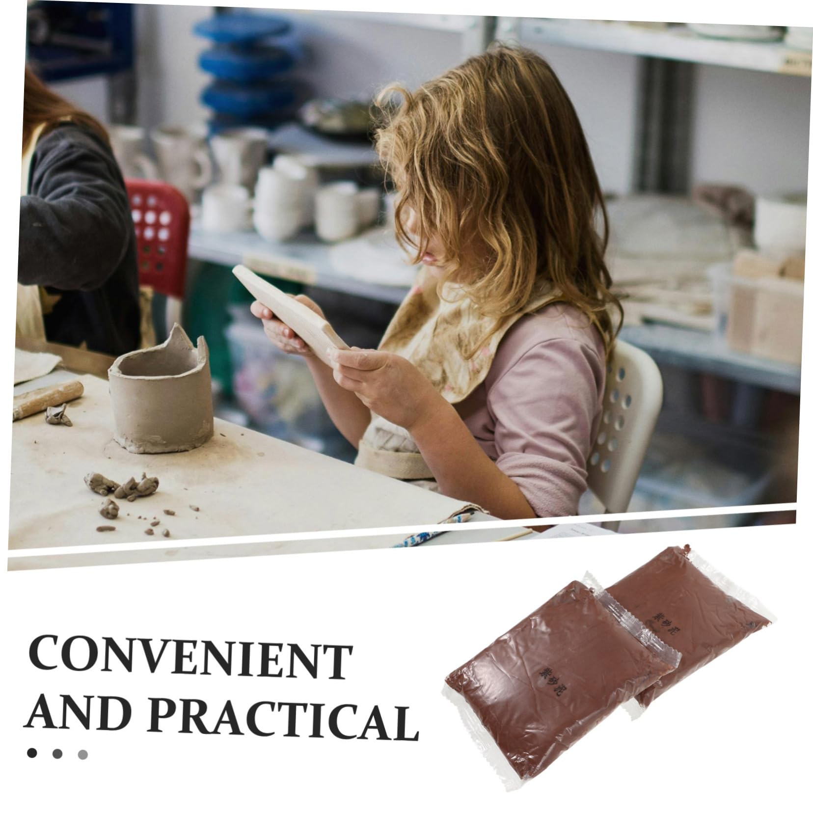 4borse Argilla Modellabile Leggera Per Teenager Kit Argilla Morbida Per Creazioni Artistiche e Sculture Con Asciugatura All Aria