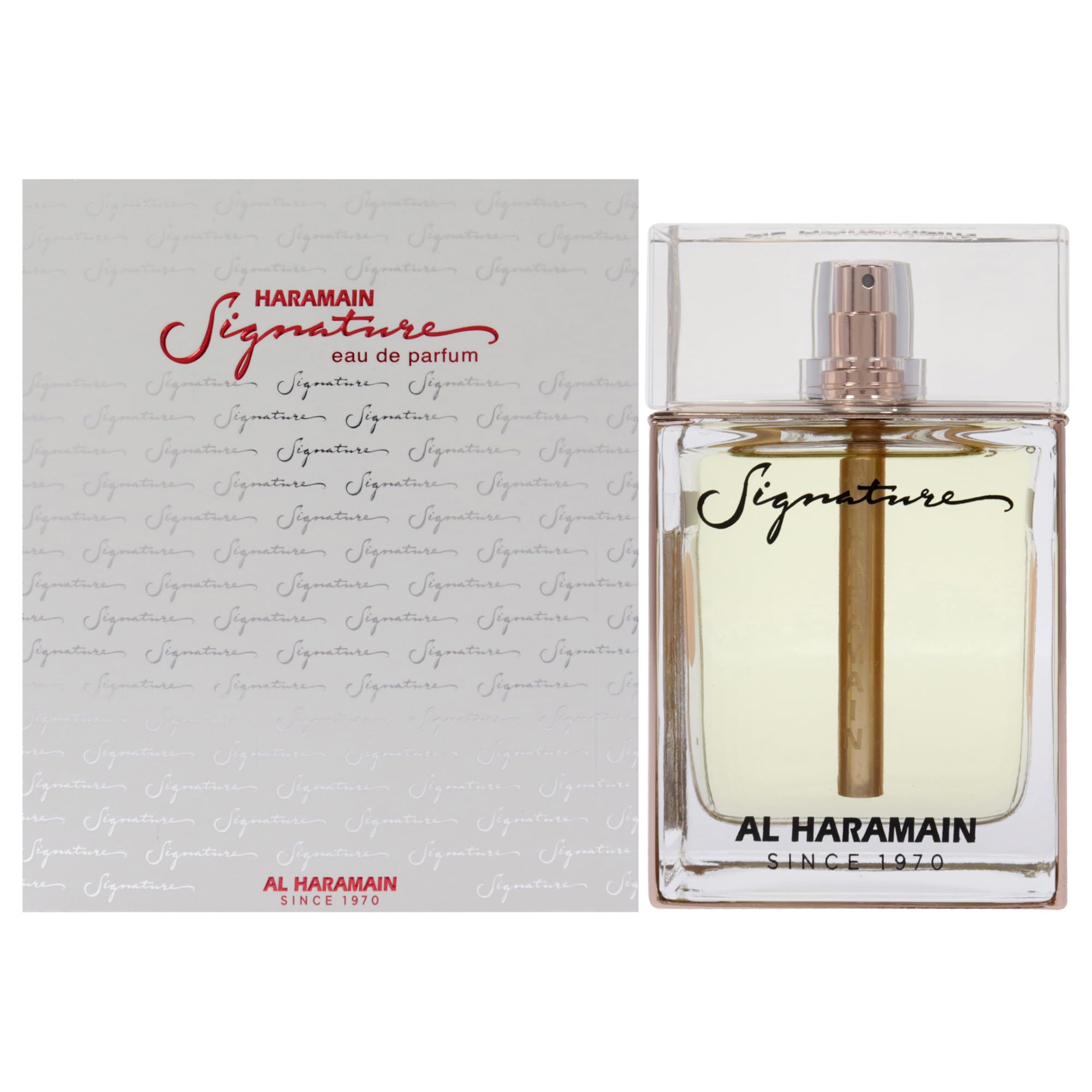 Al Haramain Signature Rose Gold - Perfume for Women - Enchanting and Sophisticated Perfume with Bergamot, Jasmine, Amber Notes - 3.4 oz EDP Spray