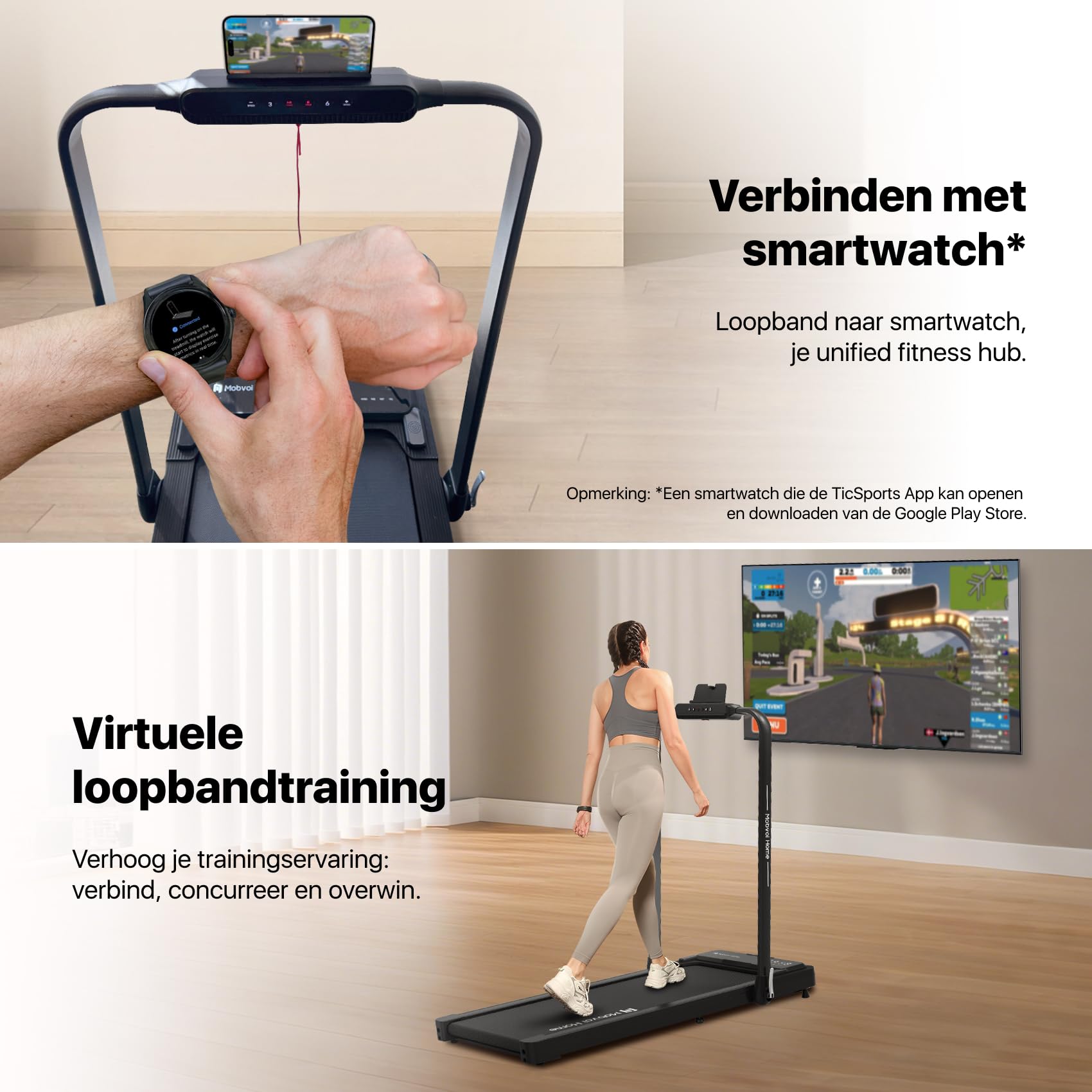 Amazon | Mobvoi ウォーキングパッド トレッドミル 傾斜スマートAI 3