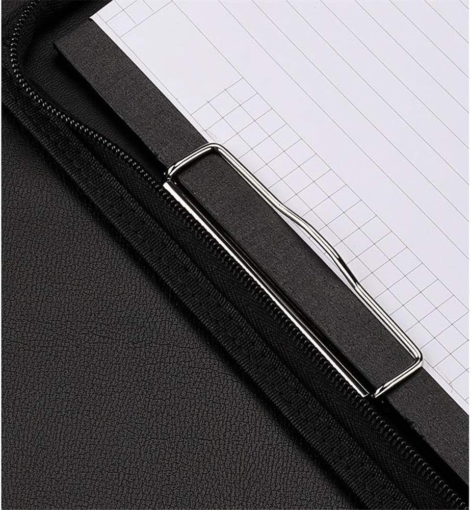 Teczka konferencyjna A4, skóra PU, organizer na dokumenty prawne i etui na wizytówki, schowek na artykuły pa i kieszenie na dokumenty do pracy biurowej, Bruin-338 x 250 mm