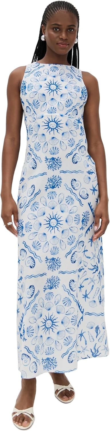 Saylor Women's Verica Shoreline Linen Dress