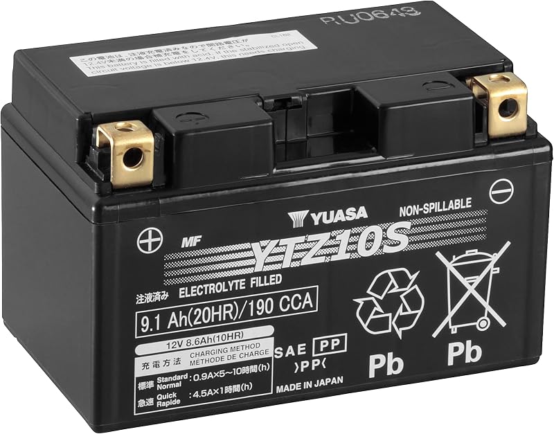 YUAM7210A YTZ10S Factory Activated YTZ High Performance AGM Battery
