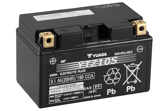 Yuasa YUAM7210A YTZ10S Factory Activated YTZ High Performance AGM Battery
