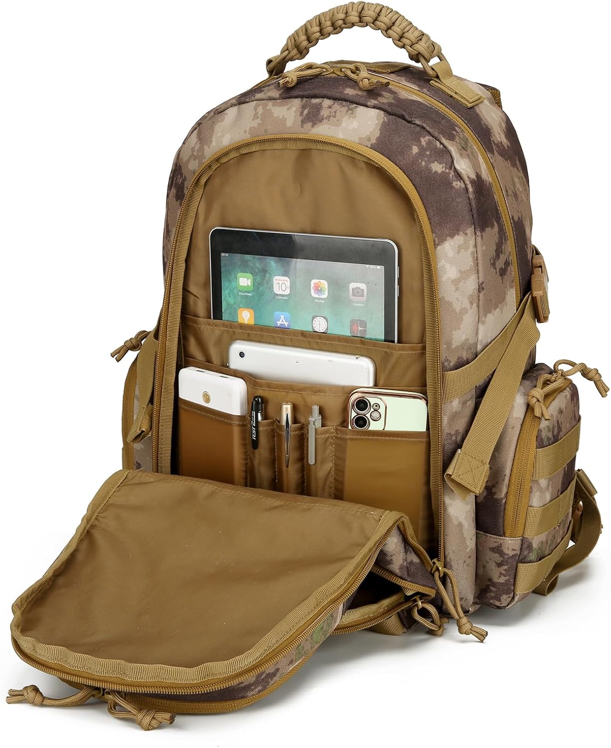 30L Military Tactical Backpack for Men 3 day Assault Pack Molle Backpack Tactical Hiking Rucksack