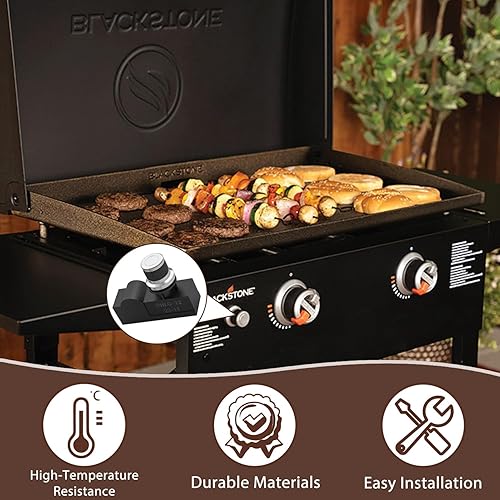 Vista 22 de Encendedor electrónico de parrilla de 4 salidas con 4 agujas de encendido para parrilla Blackstone de 36 pulgadas, kit de repuesto universal