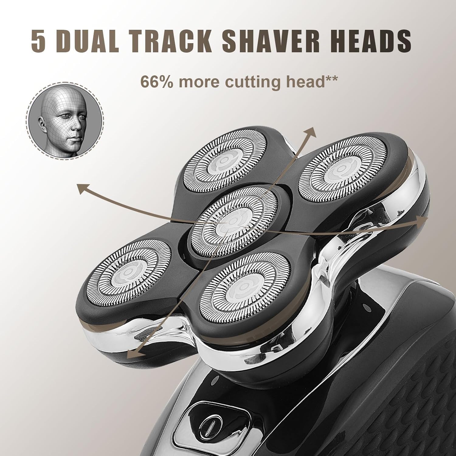 Cabezal de repuesto para afeitadora Remington modelo SPR-XR7000, cuchillas de repuesto de acero inoxidable flexibles afiladas y frescas (paquete de 4)