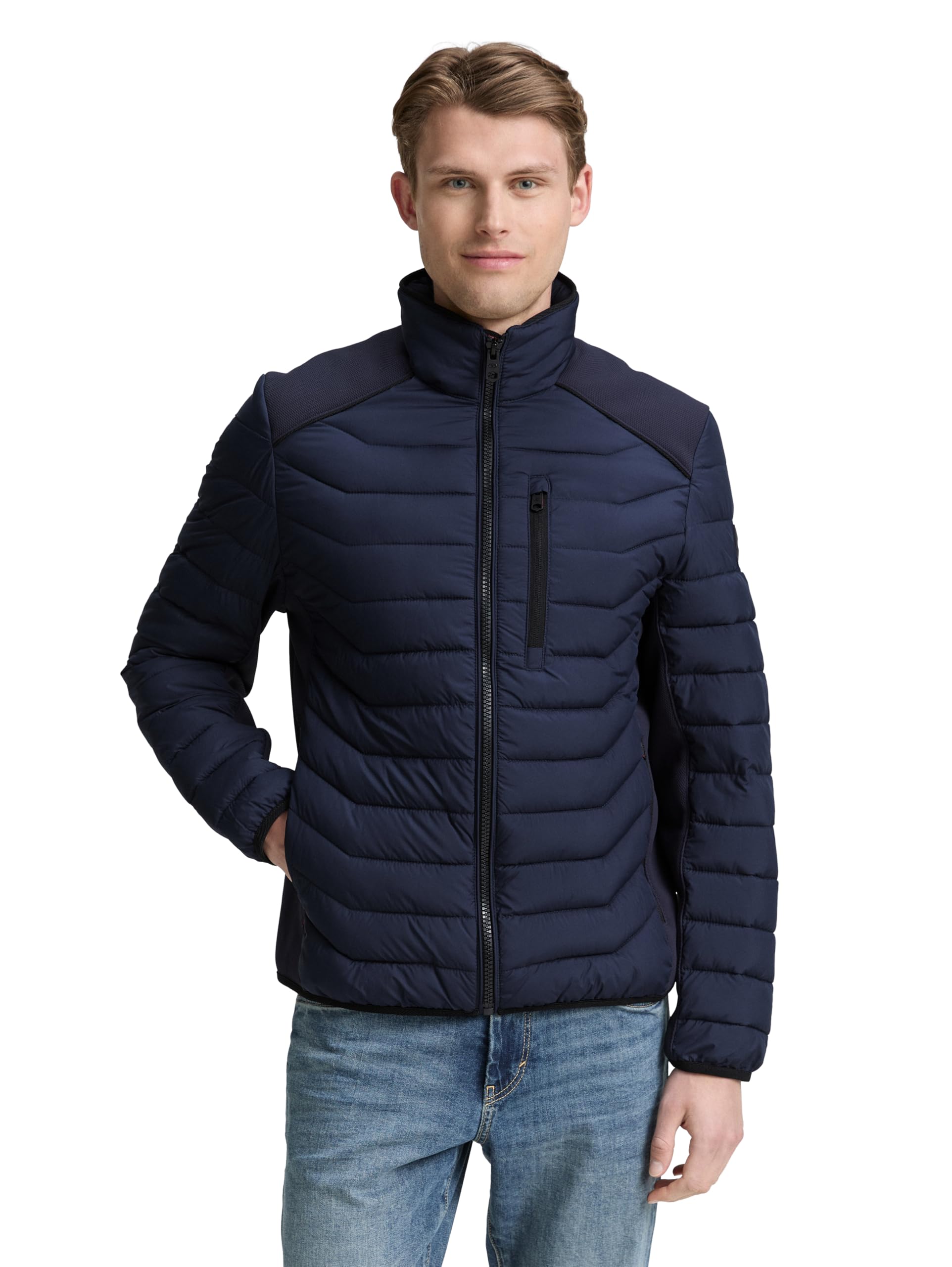 TOM TAILOR Herren 1048127 Lightweight Hybrid Steppjacke