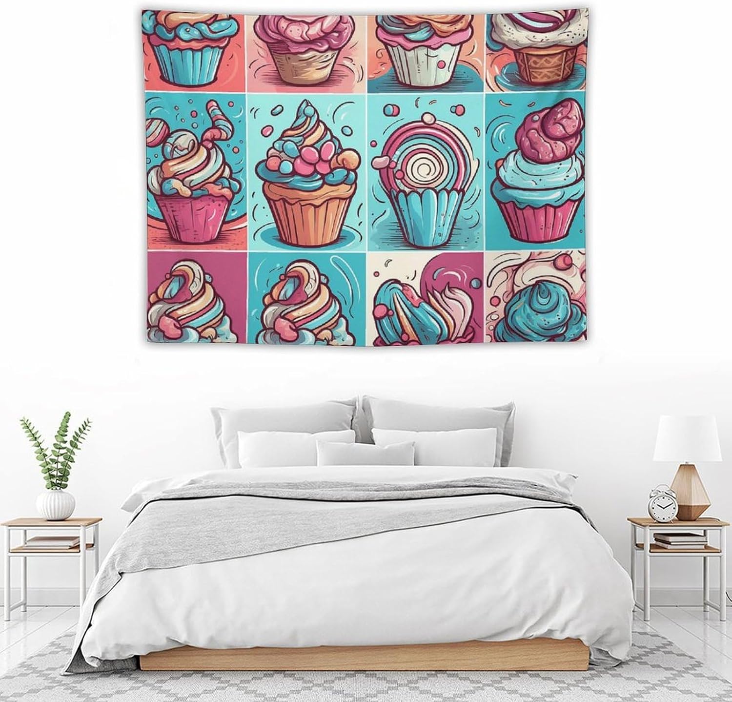Tapestry Wide Wall Art Hanging Tapestries Lightweight Art Wall Blanket image 5