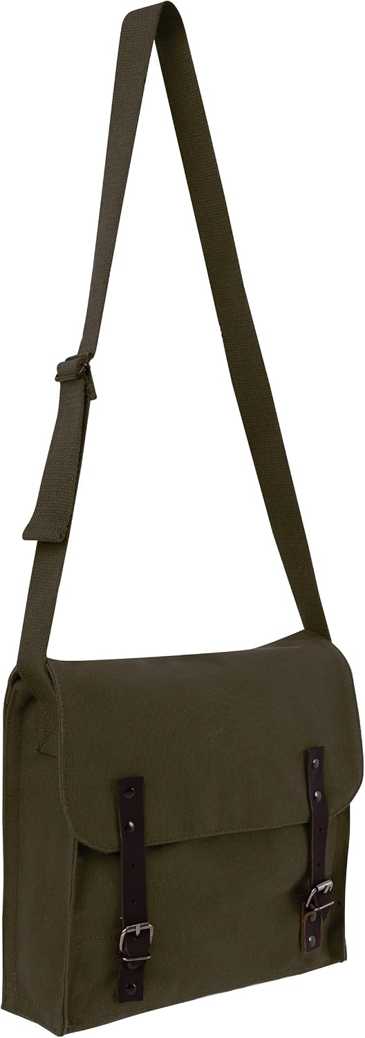 Rothco Canvas Utility Bag – Durable Crossbody Shoulder Satchel for Everyday Hobby Essentials and Supplies For Men and Women
