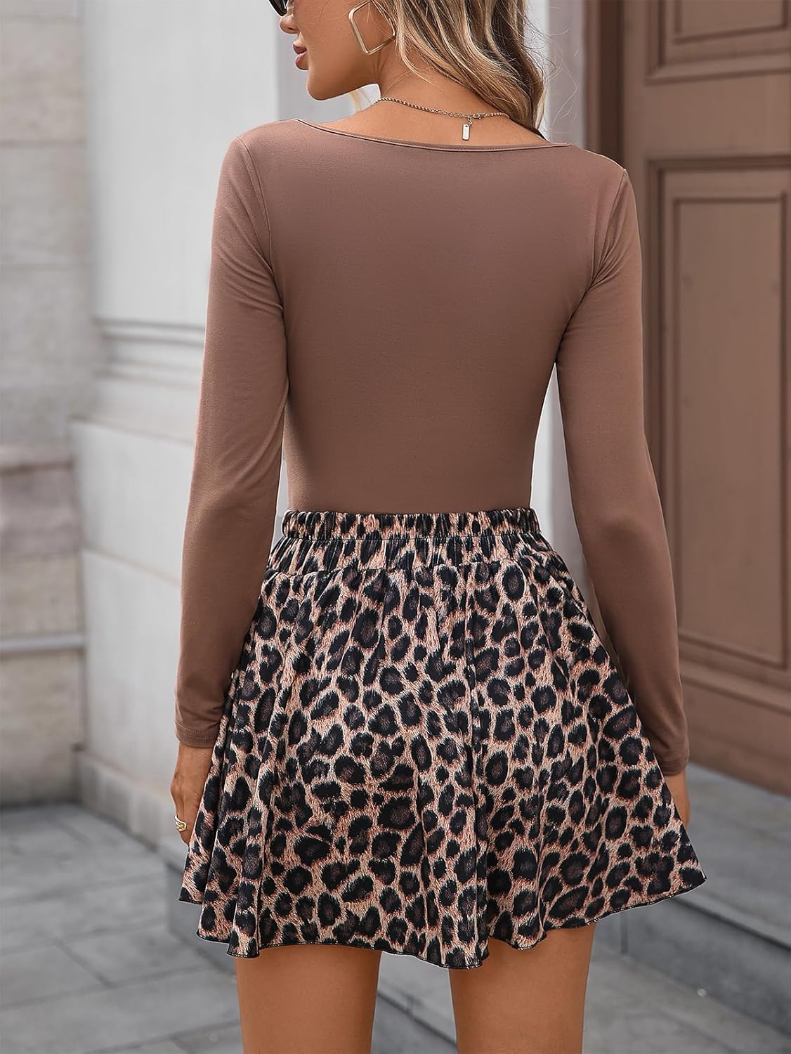 Women's 3-Pack Long Sleeve Scoop Neck T-Shirts | Cotton Blend Stretch Fitted Tops | Slim Fit Casual Basic Shirts - Image 3