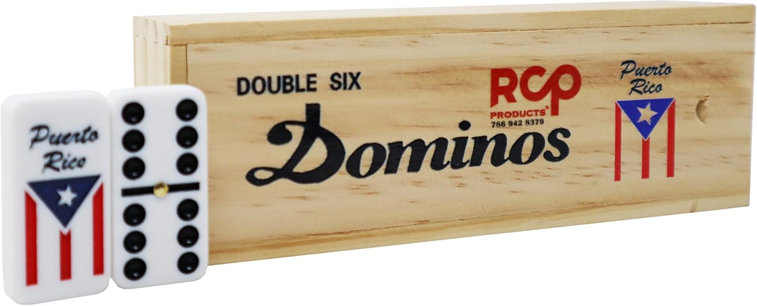 Dominoes Double 6 Tiles. 28 Pieces Dominoes for Adults