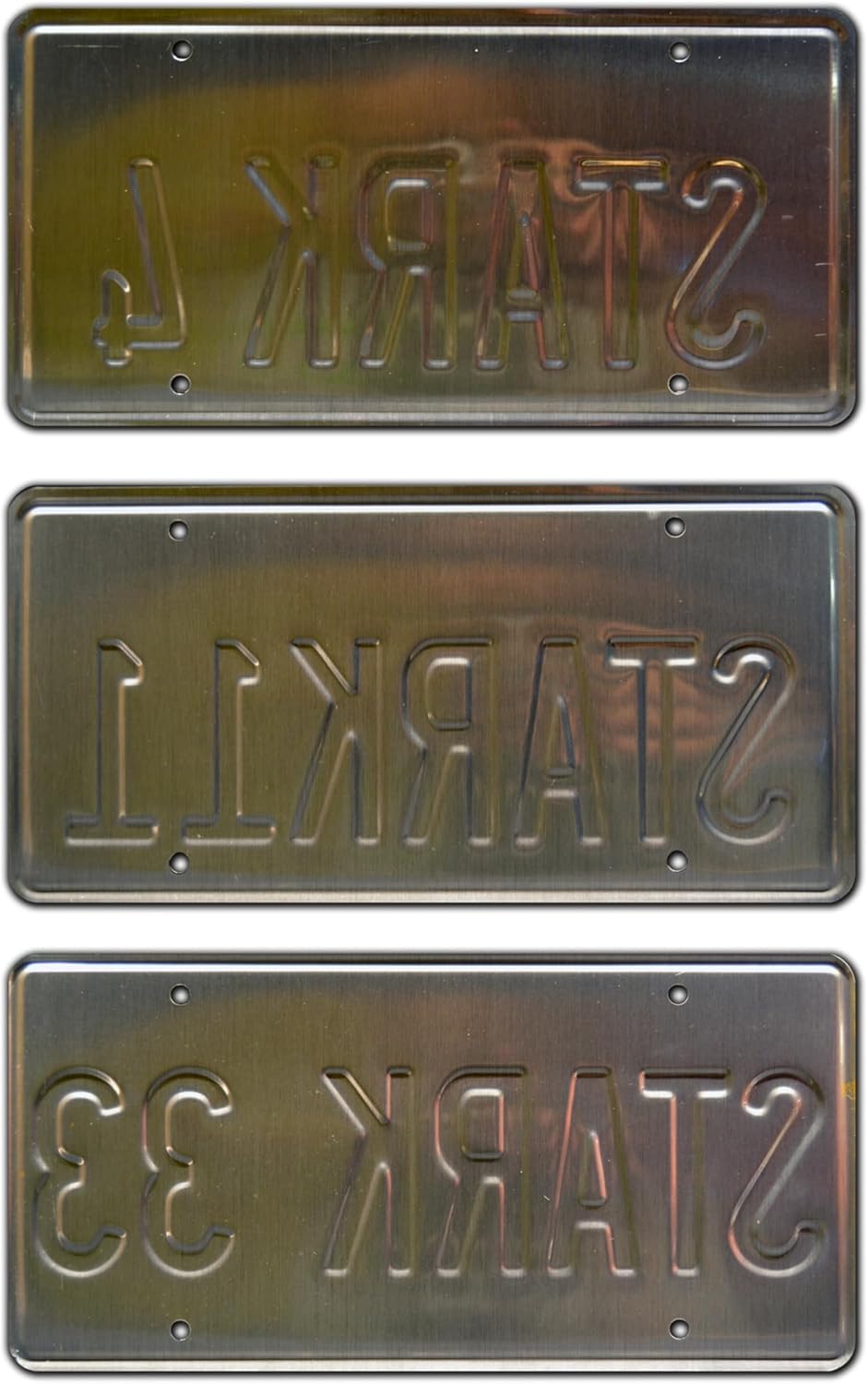Iron Man | Tony Stark | Metal Stamped License Plates
