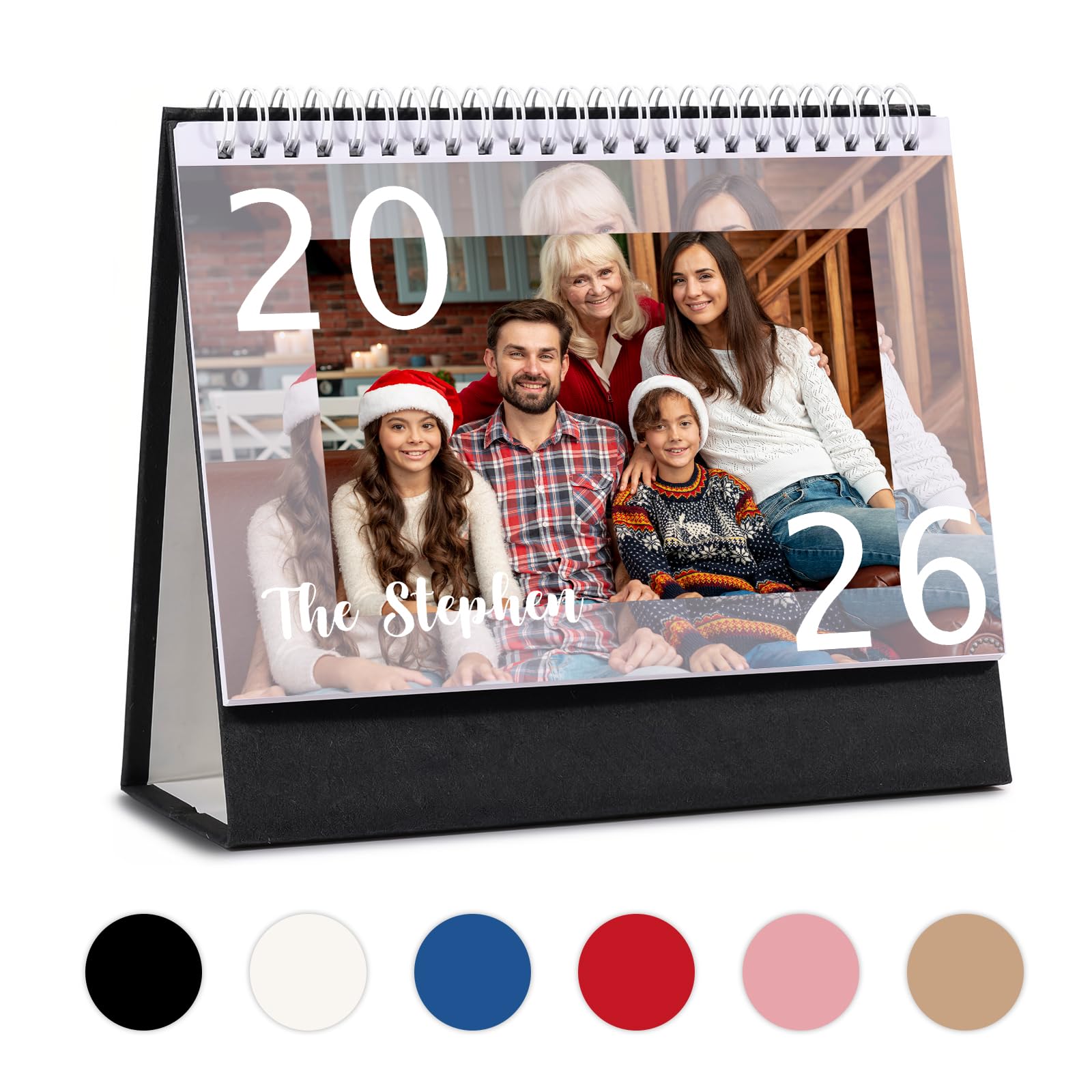 Personalised Calendar 2026 Custom Calendar with Your Photo as Unique Gift for Family, Friends for New Year, Christmas, Home, and Office Decoration