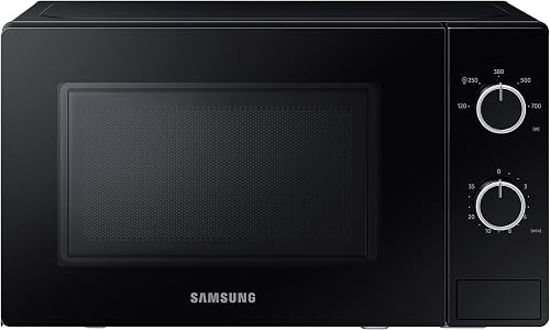 Samsung Forno a Microonde a Libera Installazione Cottura Essenziale, MS20A3010AL, Microonde 700 W, 20 L, 44l x 25,9h x 33,7p cm, Nero