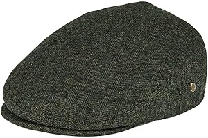 Green Wool Blend Gatsby Ivy Newsboy Hat
