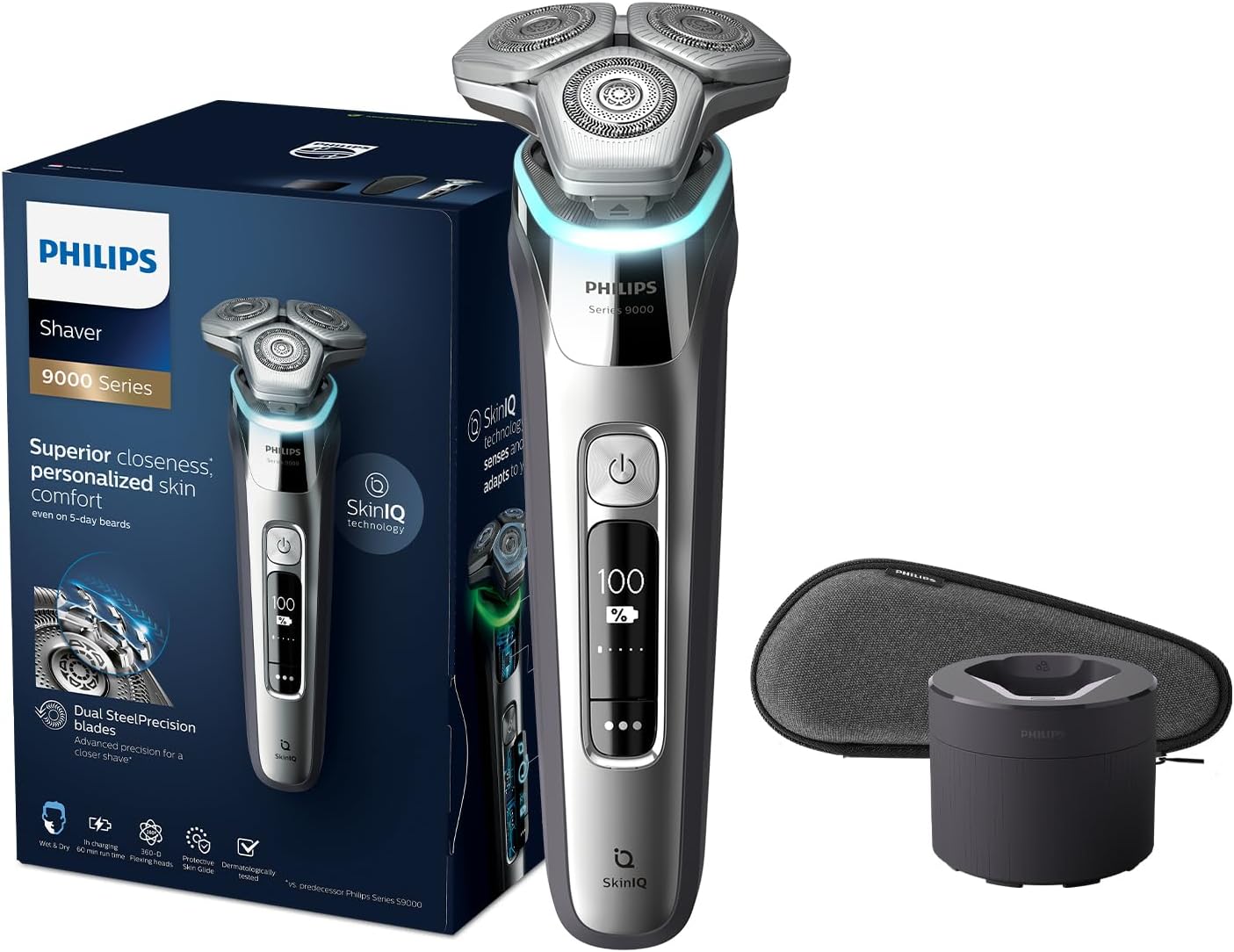 Shaver series 9000 Wet & Dry electric shaver S9985/50