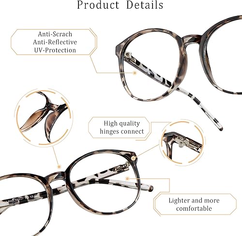 Miniatura 2 de LifeArt Lentes de bloqueo de luz azul, antifatiga ocular, anteojos de lectura para computadora, gafas de TV para mujeres y hombres