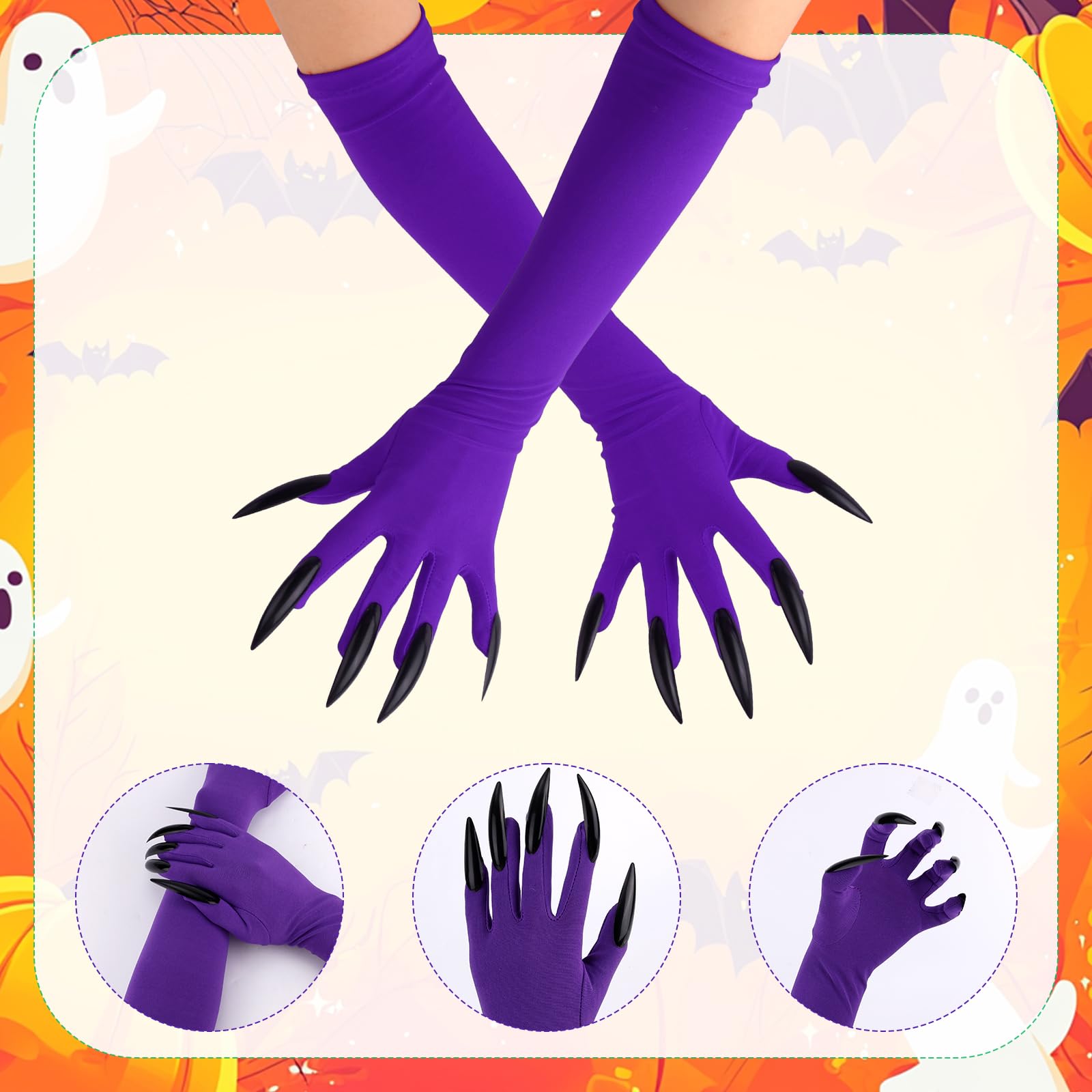 Goktvai Halloween Claw Gloves - Image 4