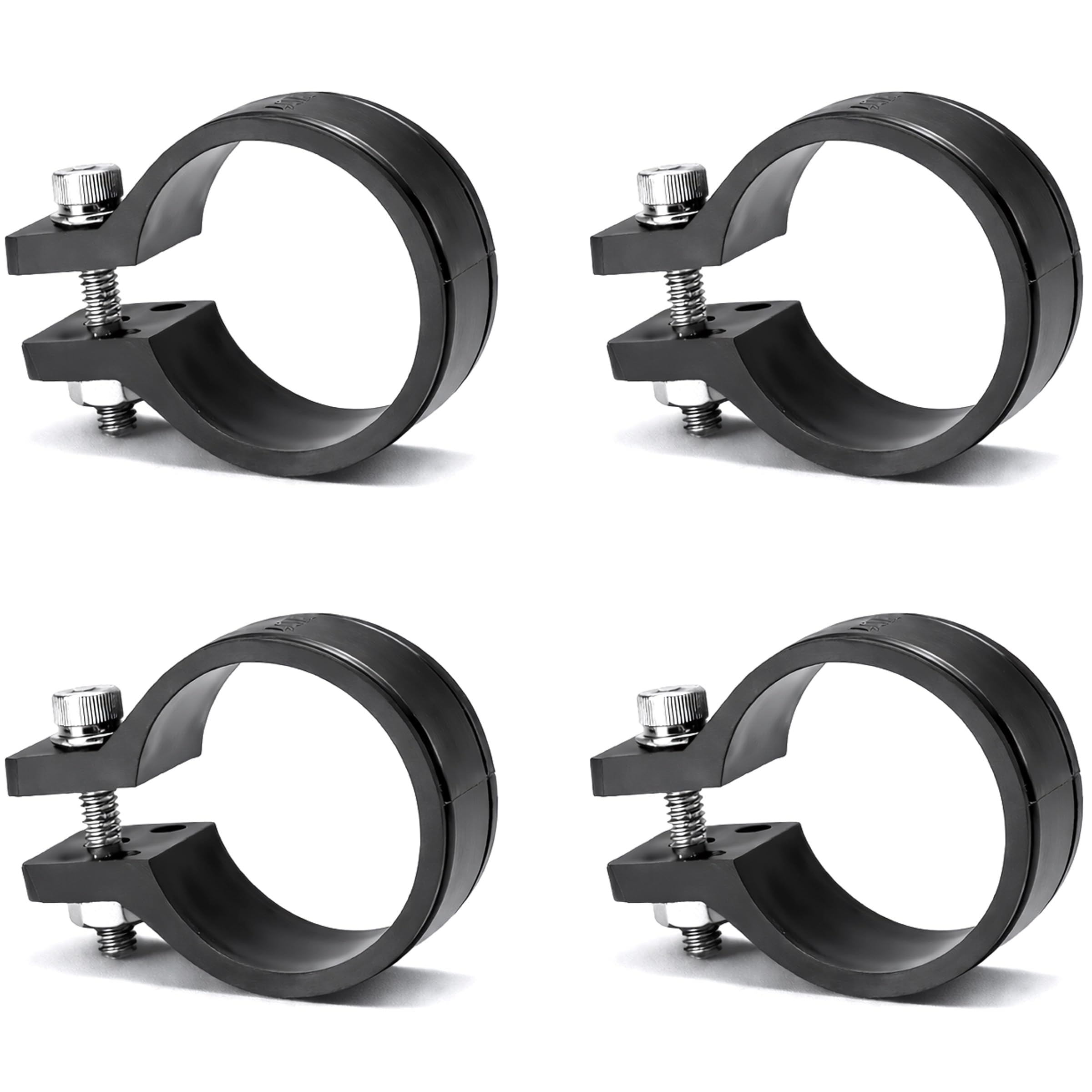 Amazon.co.jp: 興栄化成 樹脂パイプクランプ 黒 48.6mm 4個 KFBS21