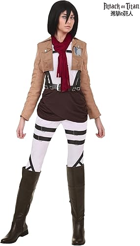 Miniatura 2 de Attack on Titan Mikasa Ackerman Cosplay Costume for Women Anime Character Outfit For Halloween, Conventions