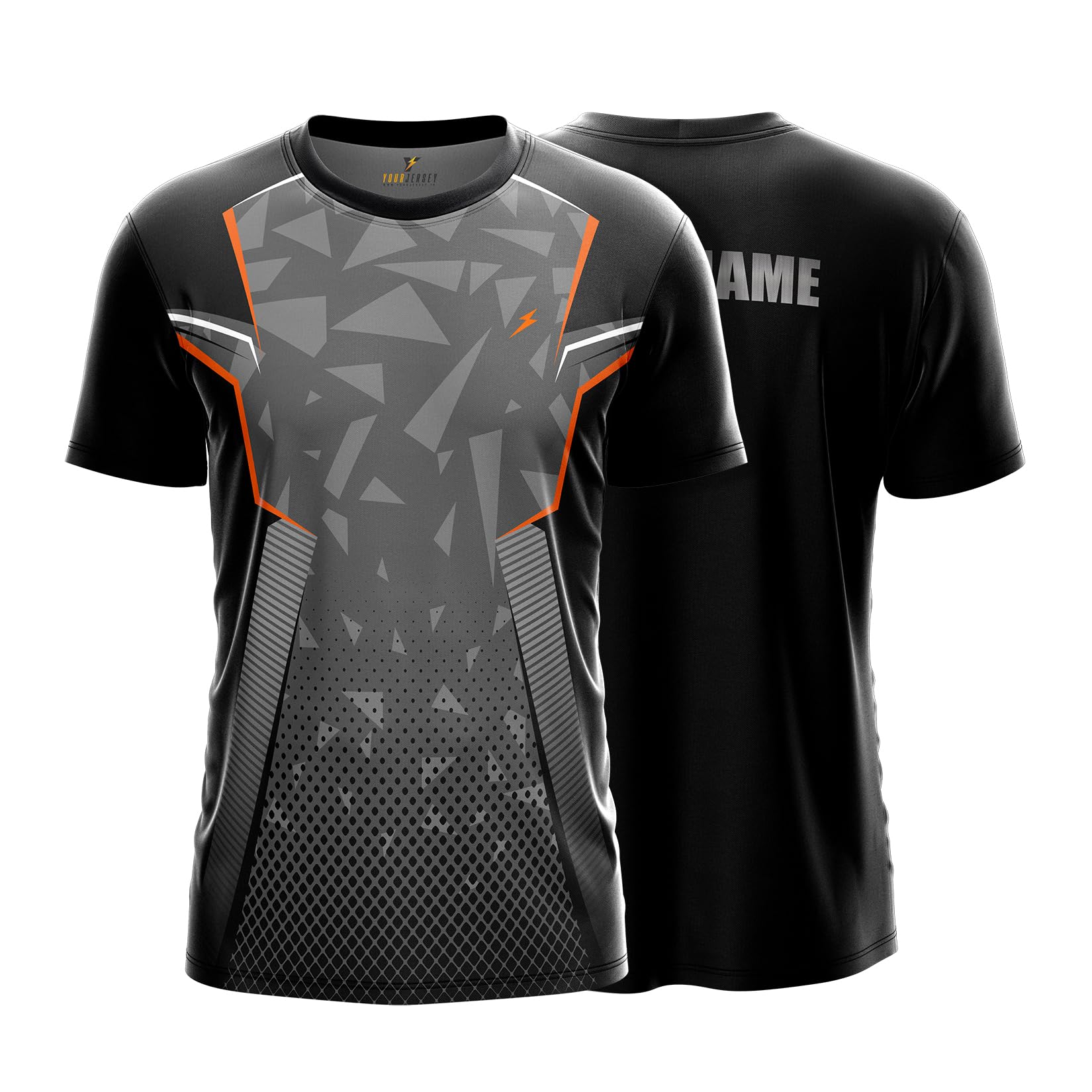 Custom Sports Jersey for Men & Kids | Add Player Name | Personalised Cricket/Football/Badminton T-Shirt | Custom Team Jersey-image-14