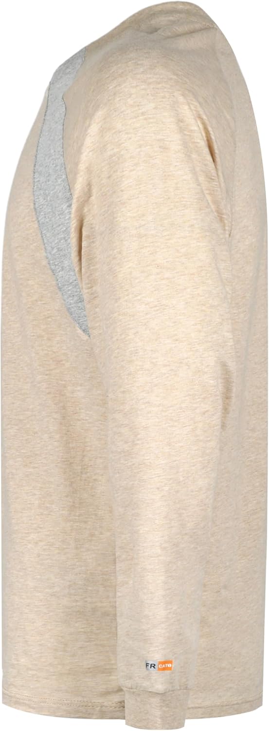 KONRECO FR Shirts for Men Summer Two Tone 4oz Lightweight Flame Resistant/Fire Retardant CAT1 Work T-Shirt Baselayer - Image 3